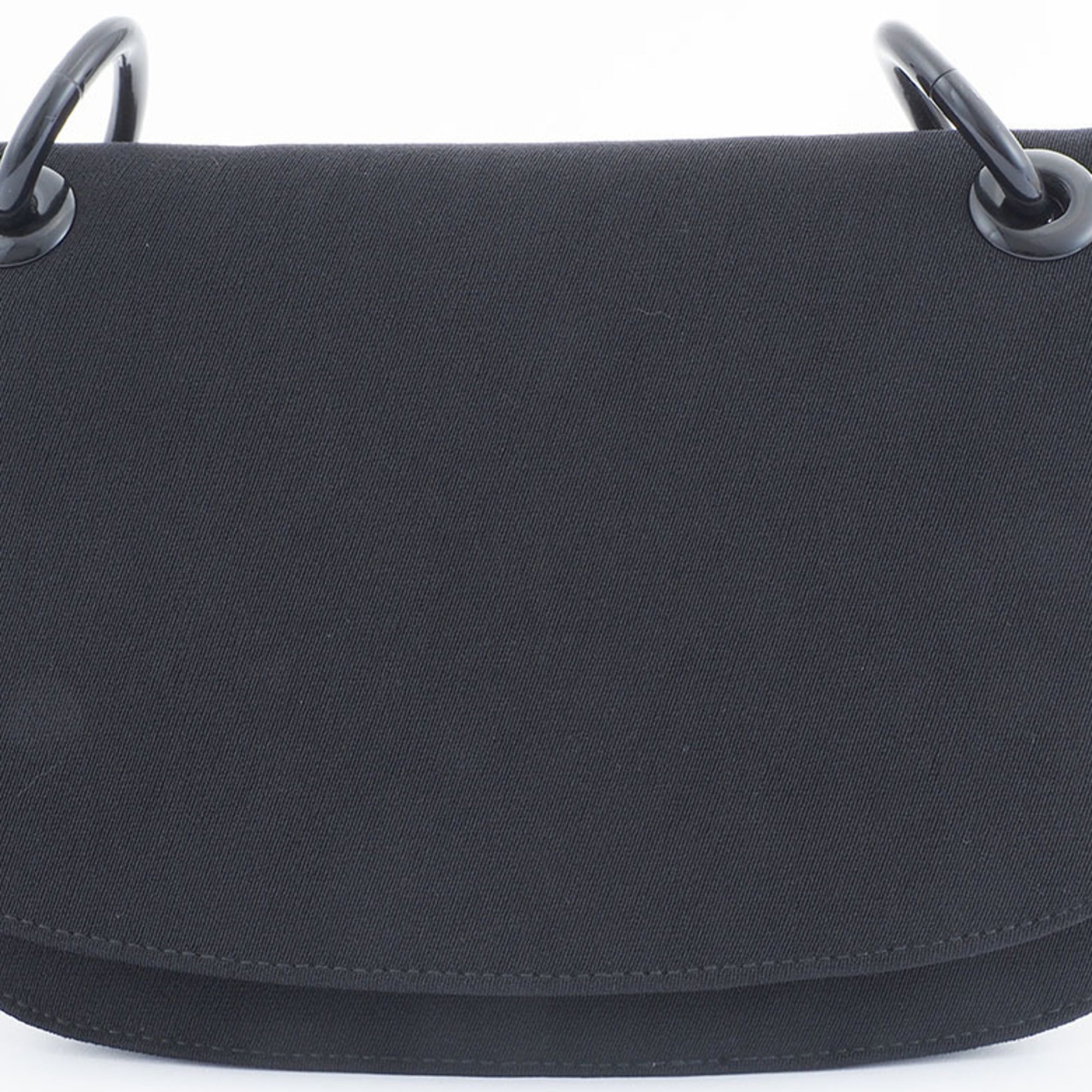 Prada Black Canvas Shoulder Bag (Pre-Owned)