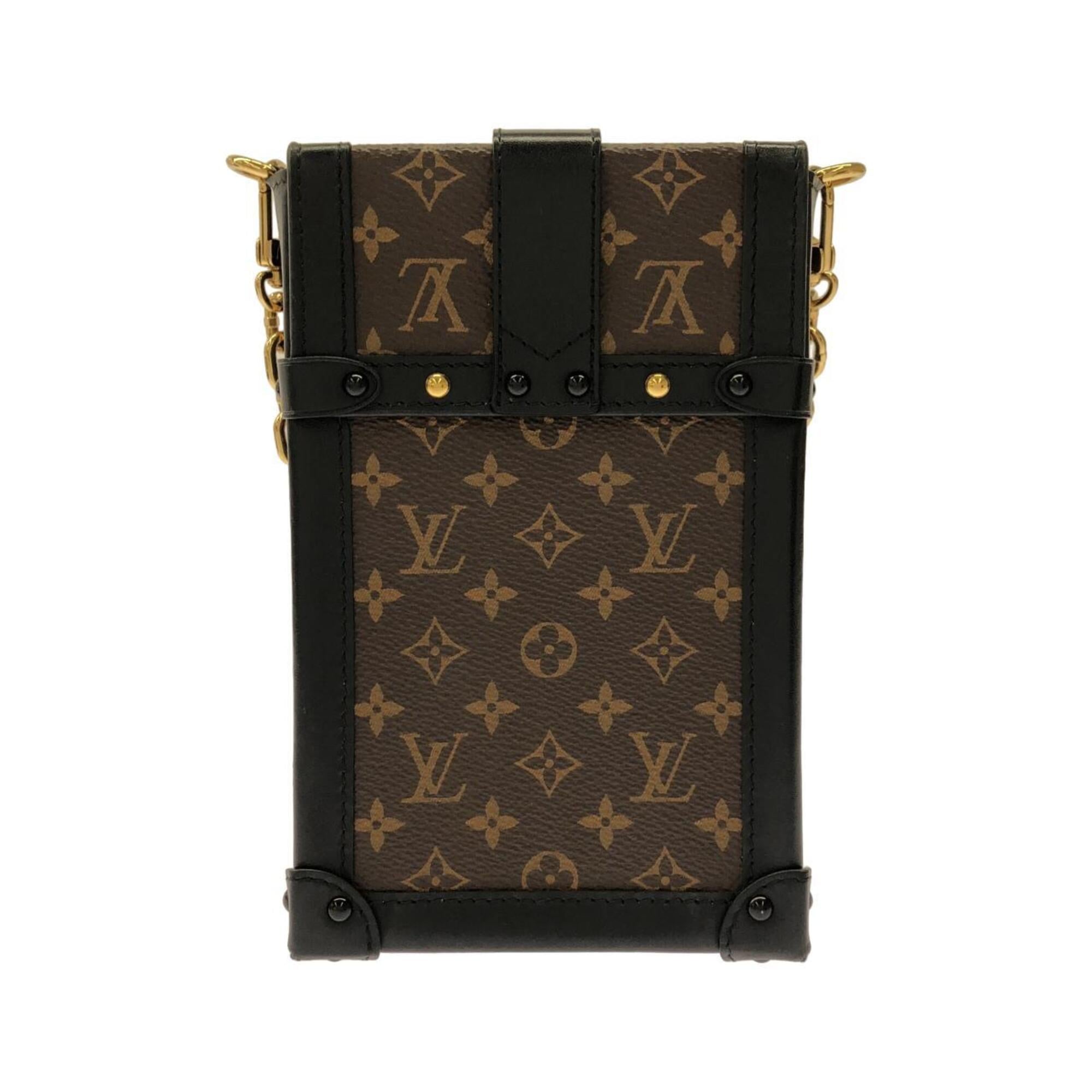Louis Vuitton Marron Coated Canvas Pochette Shoulder Bag (Pre-Owned)