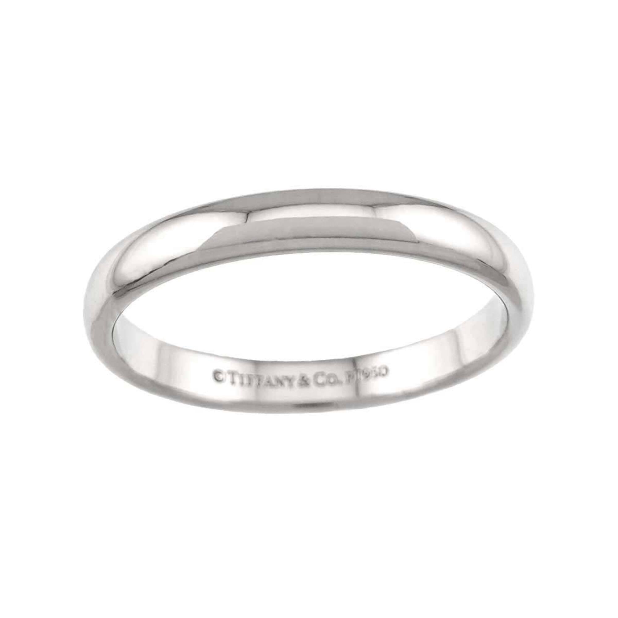 Tiffany Platinum 950 Band Ring (Pre-Owned)