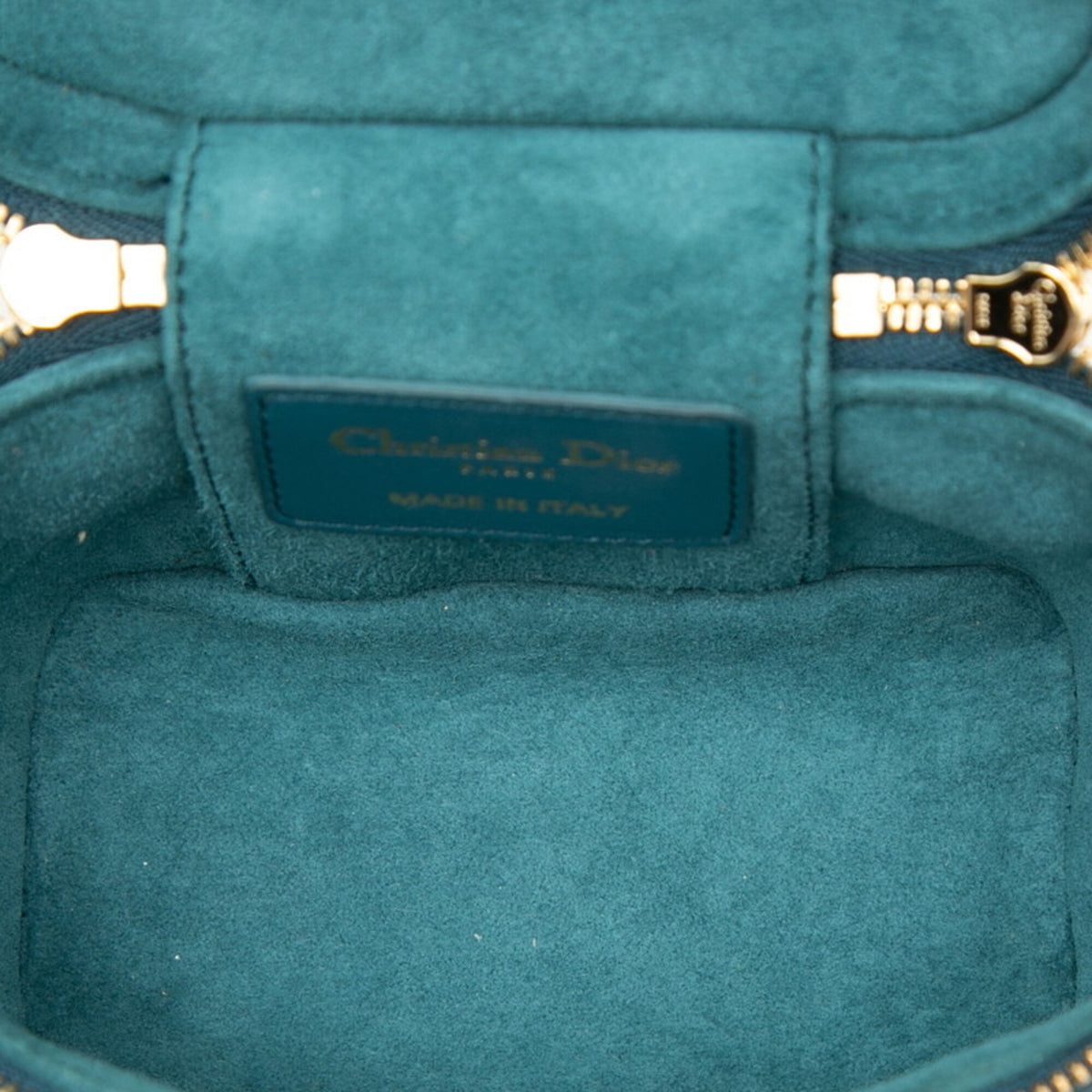 Christian Dior Blue Leather Vanity Bag (Pre-Owned)
