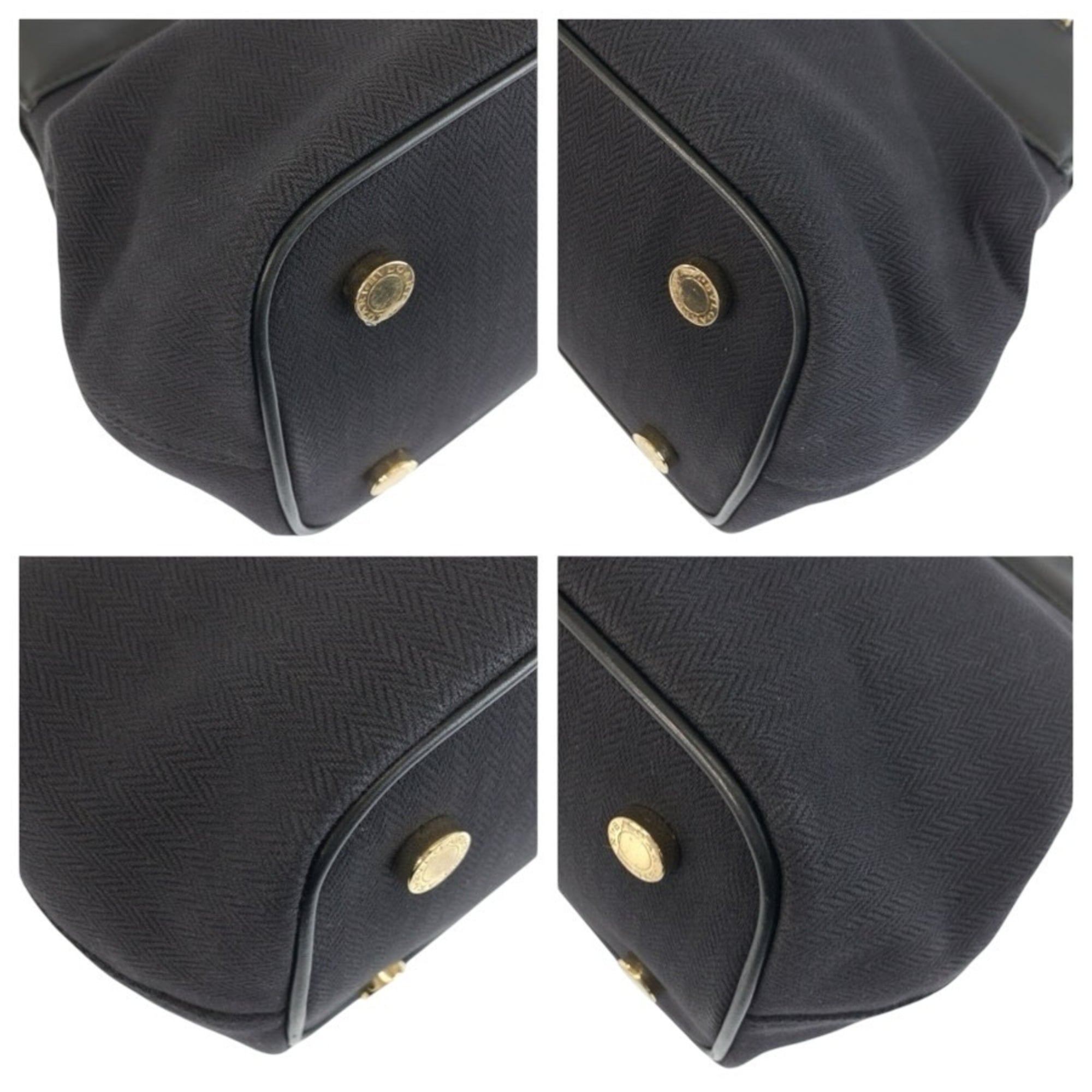 Bvlgari Black Leather Handbag (Pre-Owned)