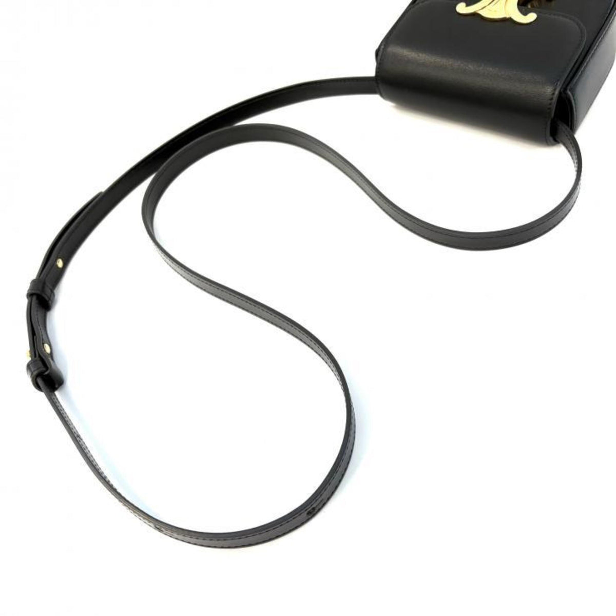 Celine Black Leather Shoulder Bag (Pre-Owned)