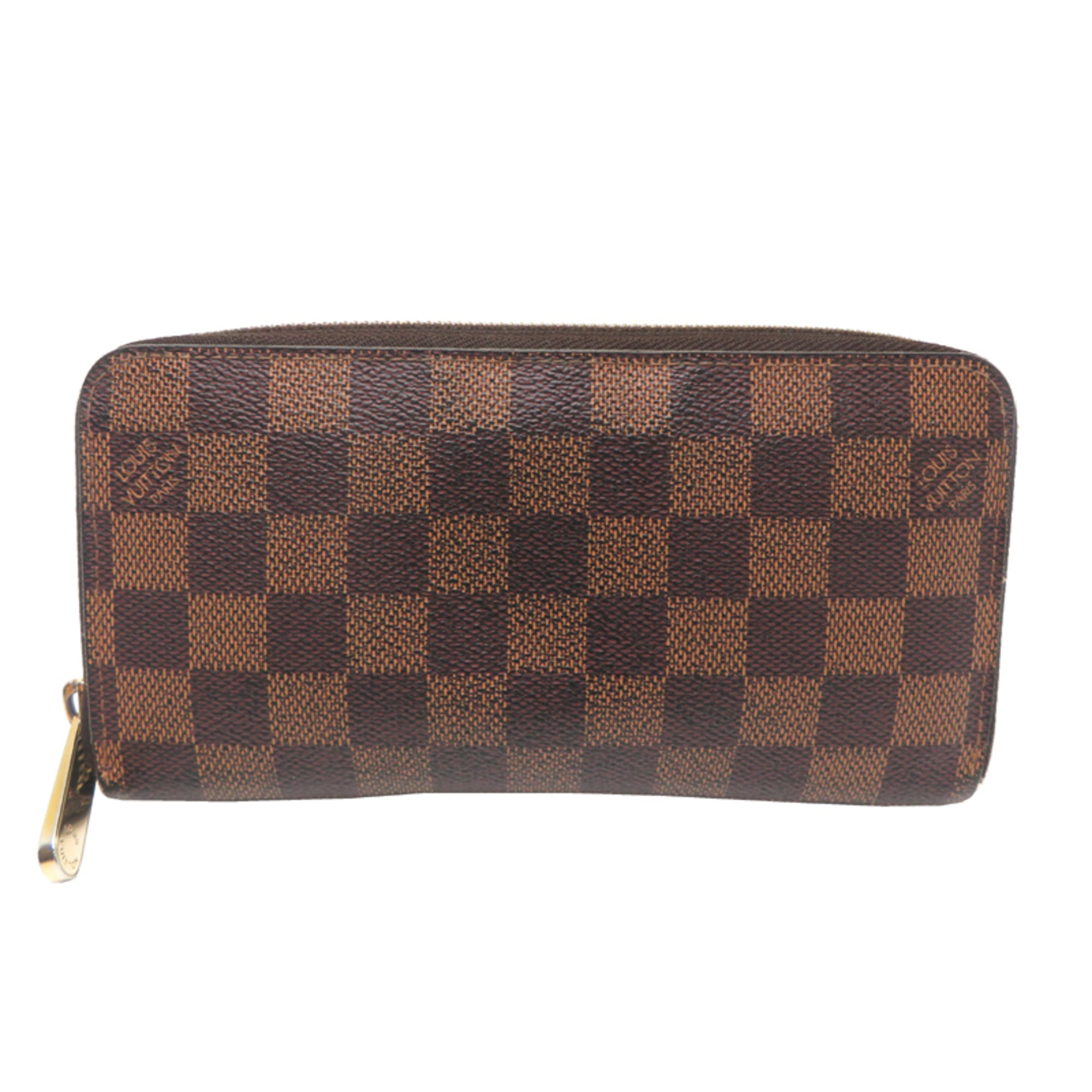 Louis Vuitton Brown Damier Canvas Long Wallet (Bi-Fold) (Pre-Owned)