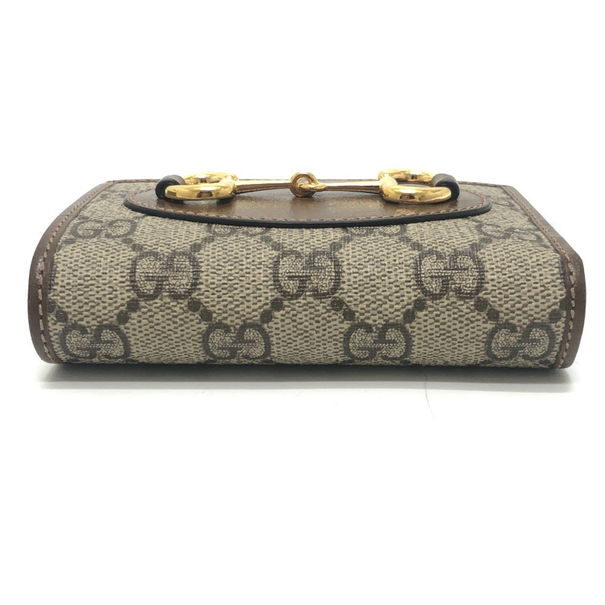 Gucci Gg Supreme Brown Gg Supreme Wallet (Bi-Fold) (Pre-Owned)