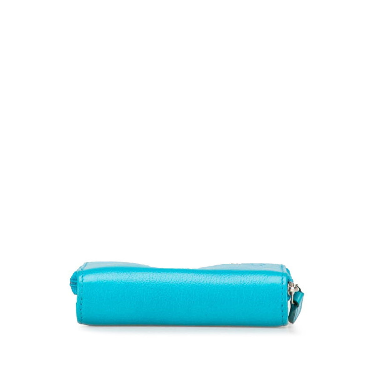 Chanel Light Blue Leather Wallet (Bi-Fold) (Pre-Owned)