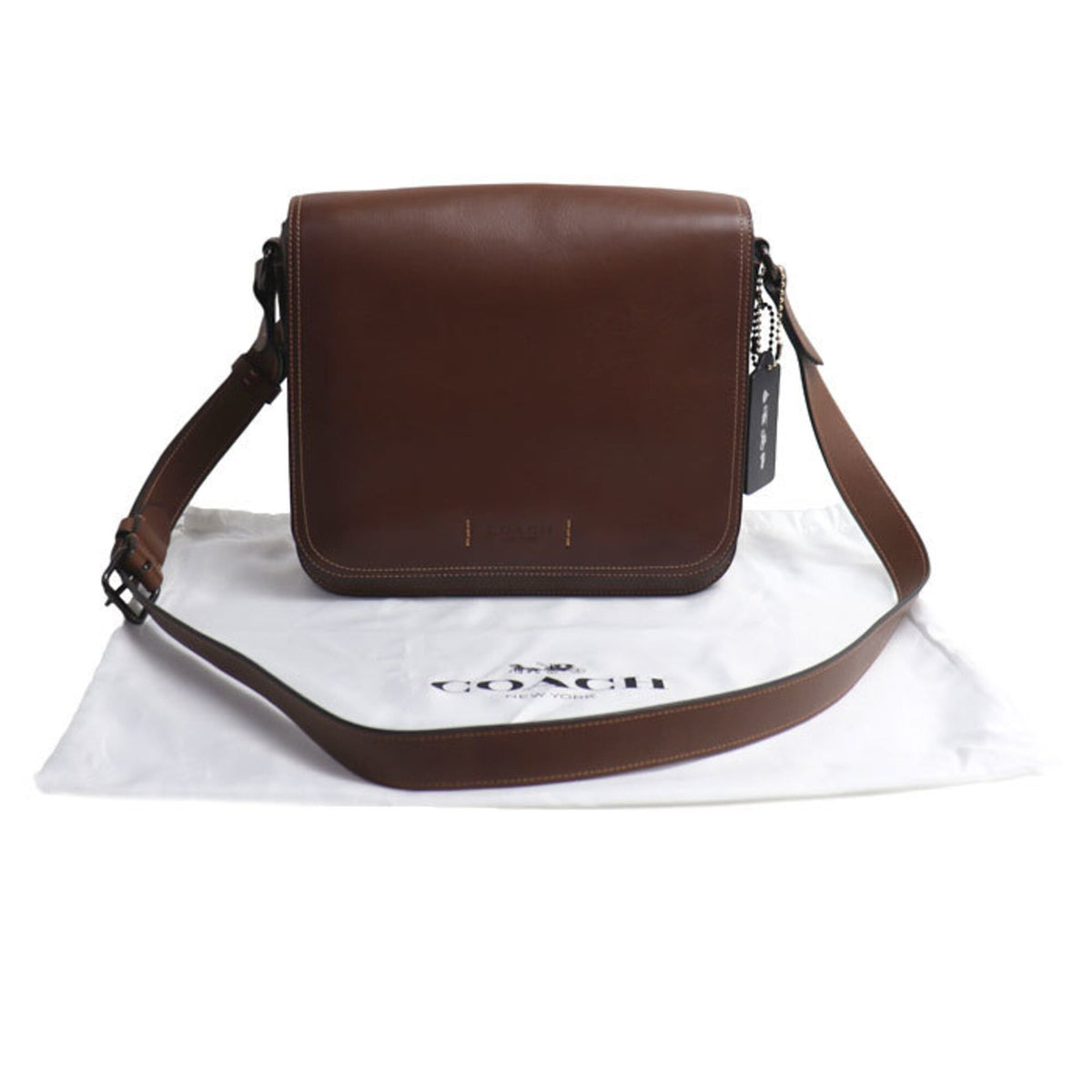 Coach Brown Leather Shoulder Bag (Pre-Owned)