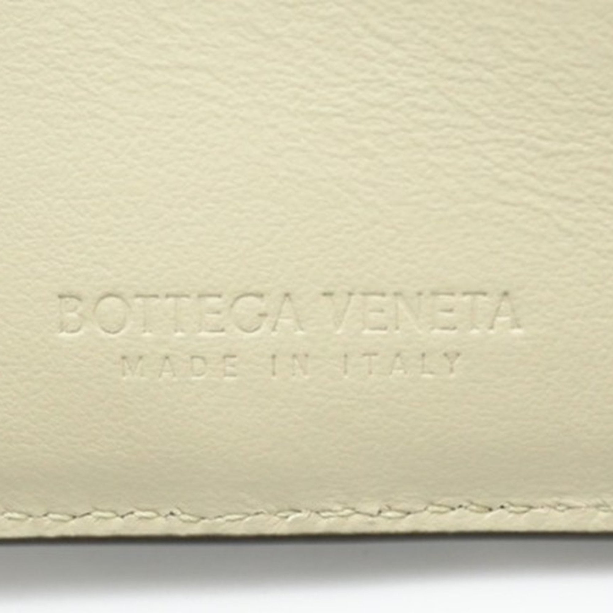 Bottega Veneta Khaki Leather Wallet (Bi-Fold) (Pre-Owned)