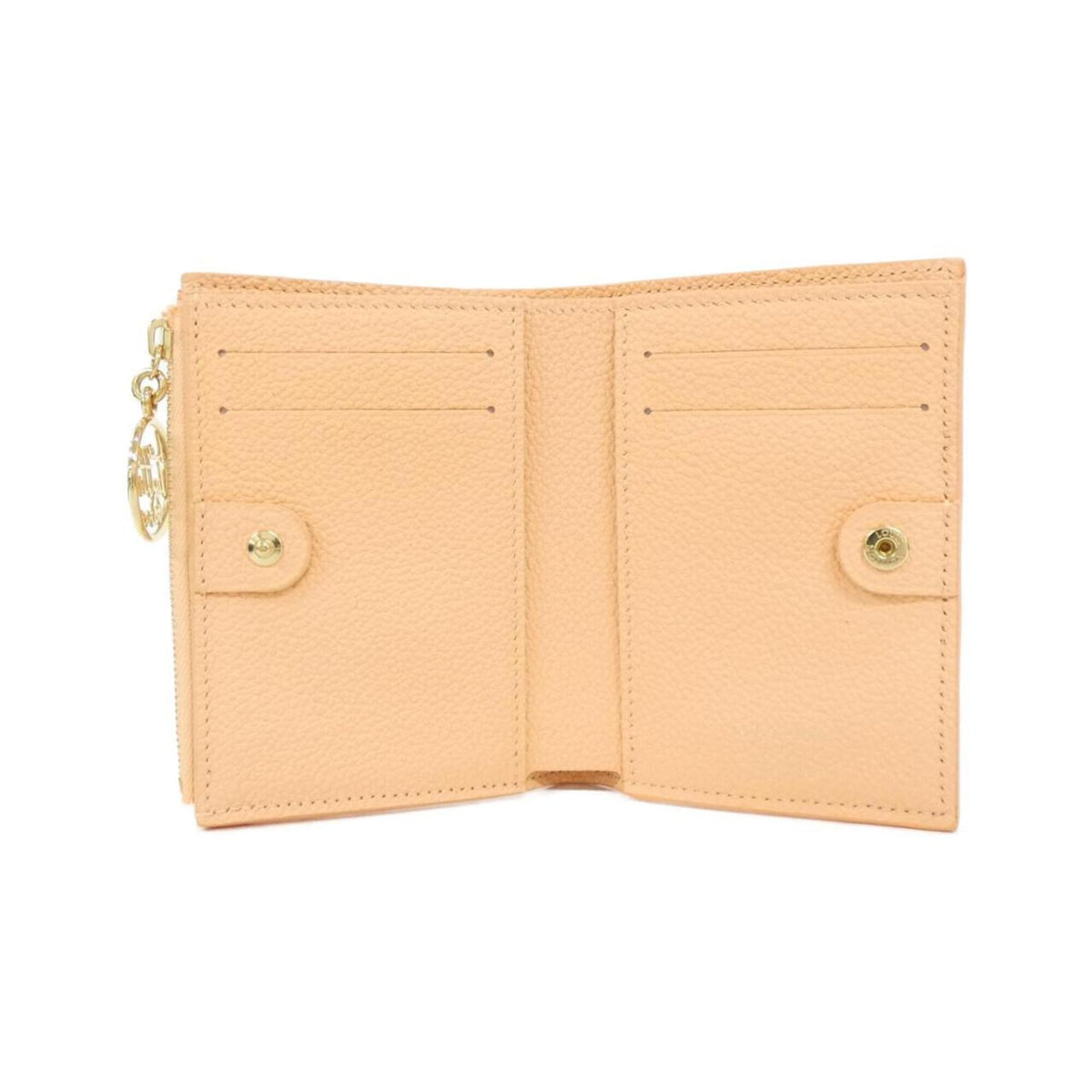 Louis Vuitton Peach Leather Wallet (Bi-Fold) (Pre-Owned)