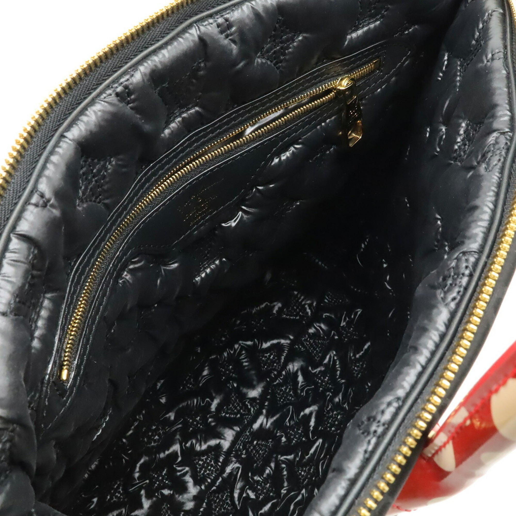Louis Vuitton Rouge Nylon Patent Leather Tote Bag (Pre-Owned)