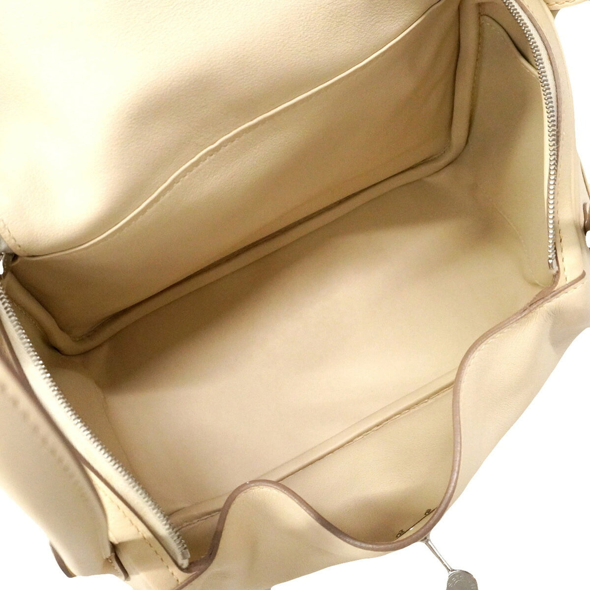 Hermes White Swift Leather Handbag (Pre-Owned)