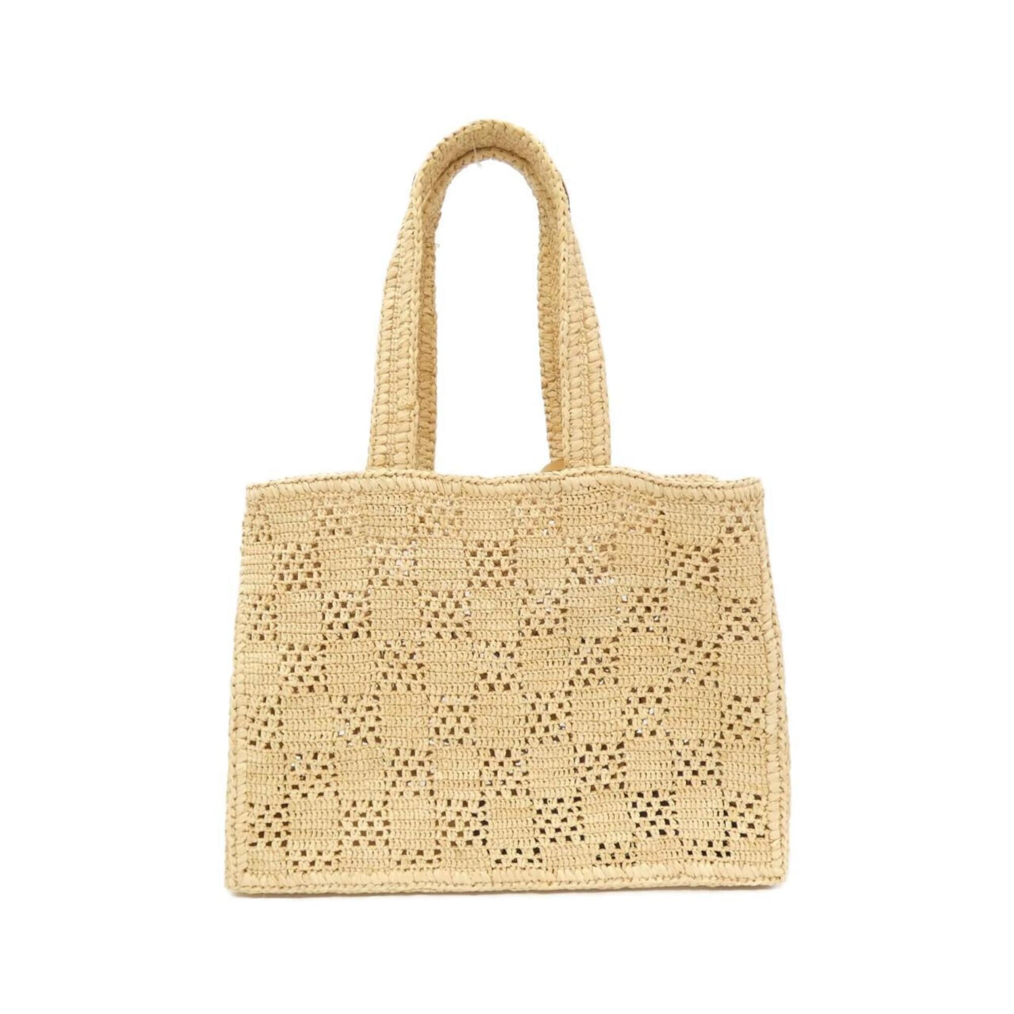 Louis Vuitton Beige Natural Raffia Handbag (Pre-Owned)