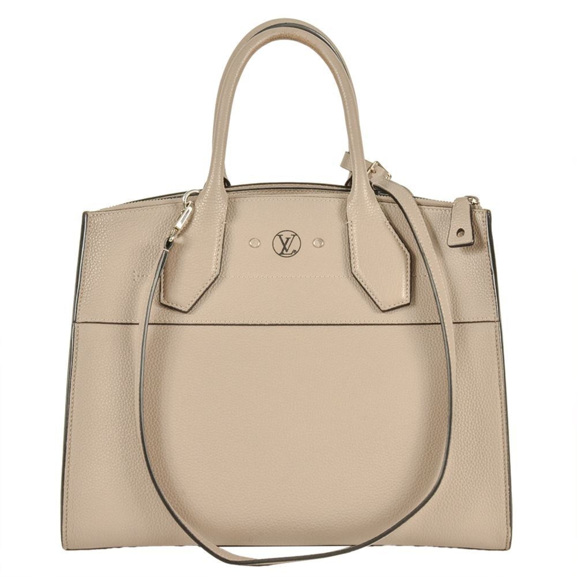 Louis Vuitton Beige Leather Handbag (Pre-Owned)