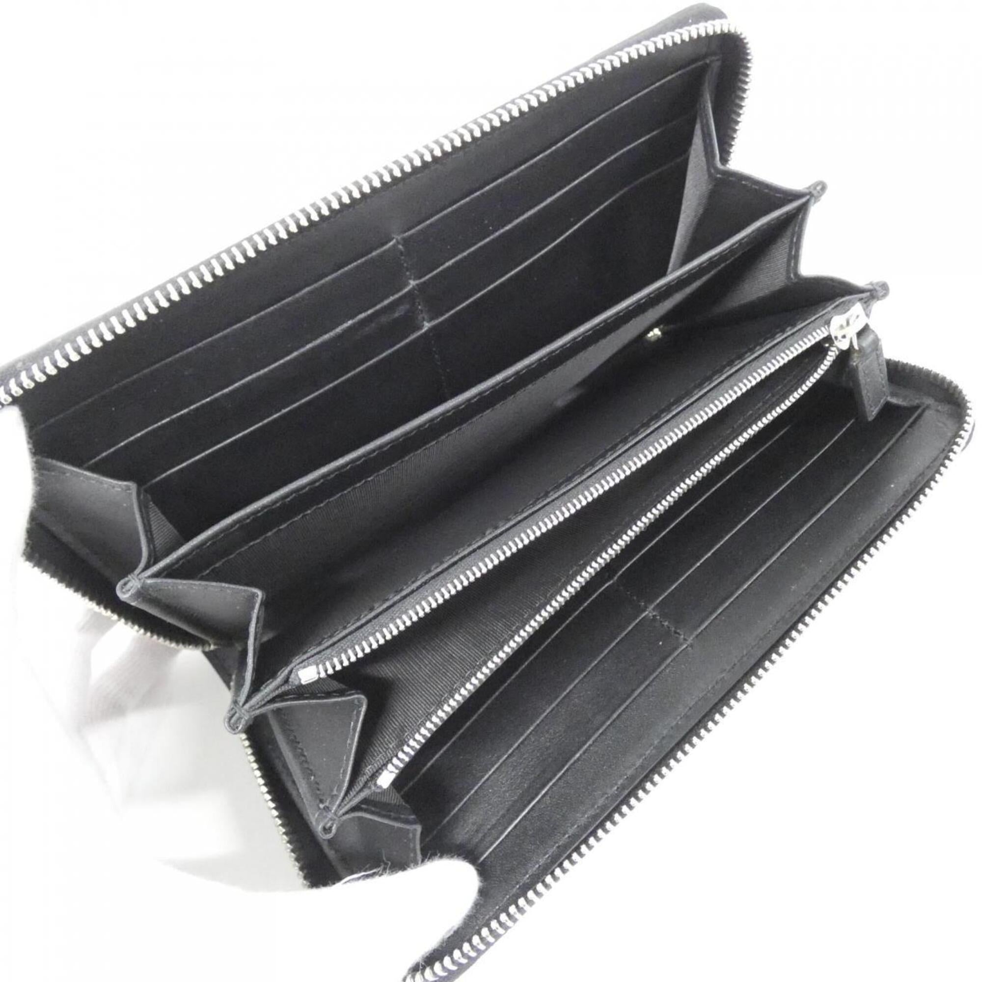 Gucci Black Leather Long Wallet (Bi-Fold) (Pre-Owned)