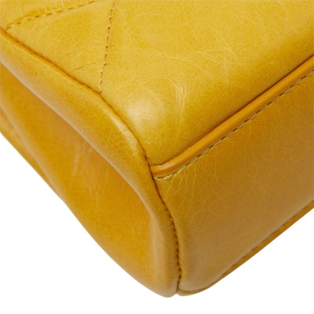 Tod's Yellow Leather Shoulder Bag (Pre-Owned)