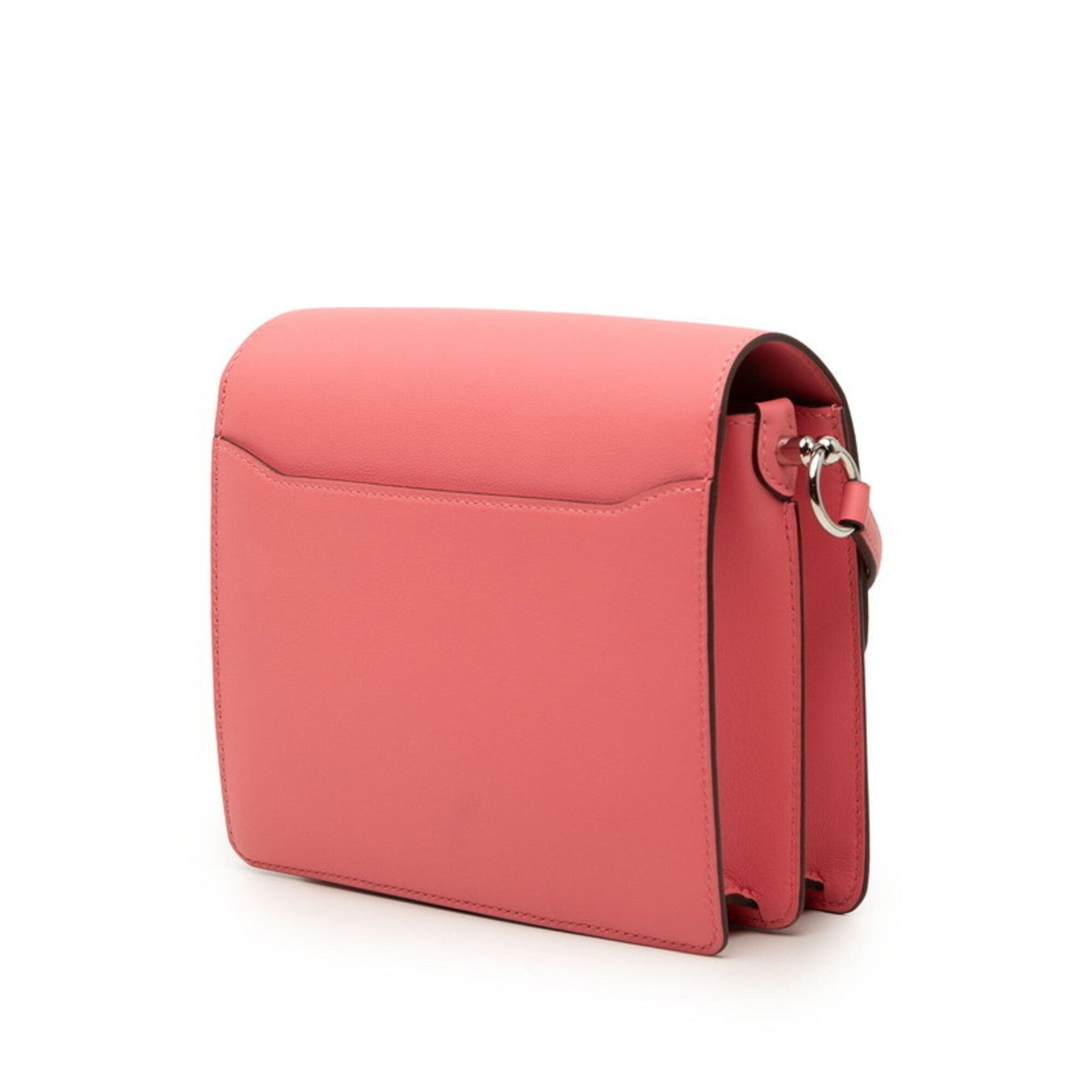 Hermes Pink Rose Azalee Swift Leather Shoulder Bag (Pre-Owned)