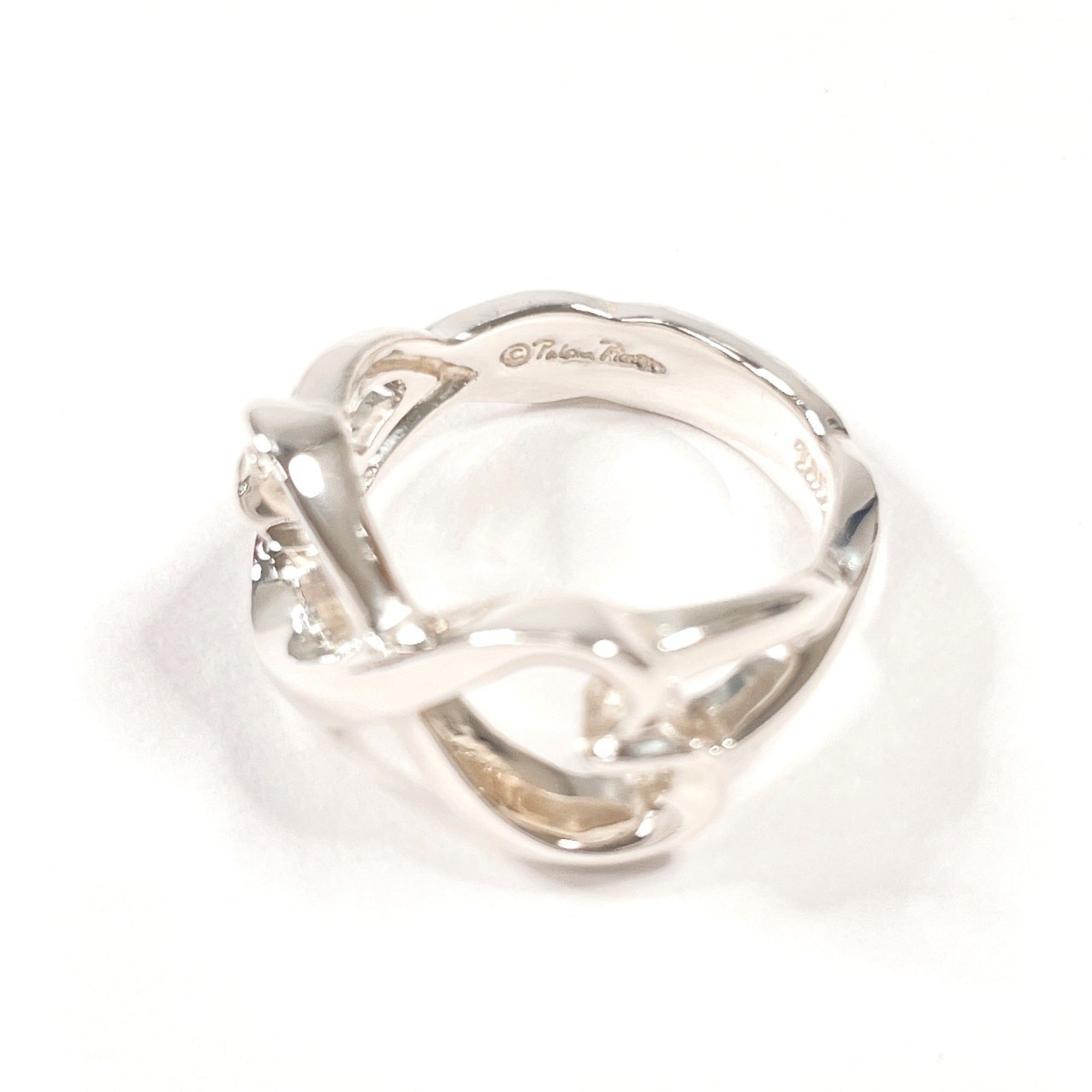 Tiffany Silver Silver 925 Band Ring (Pre-Owned)
