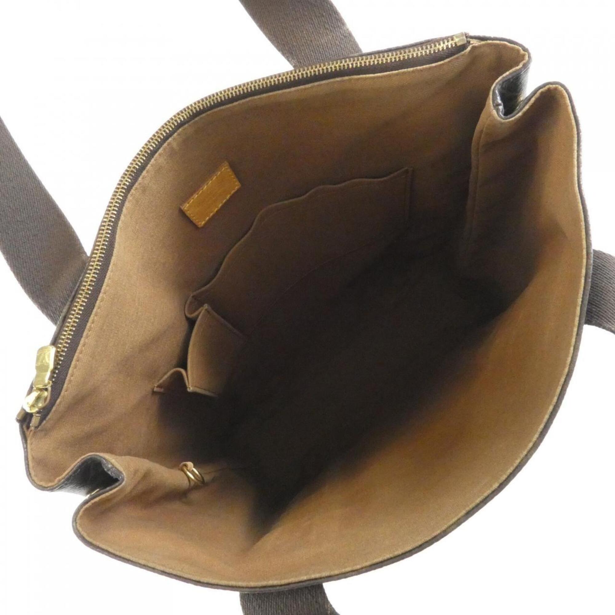 Louis Vuitton Marron Coated Canvas Handbag (Pre-Owned)