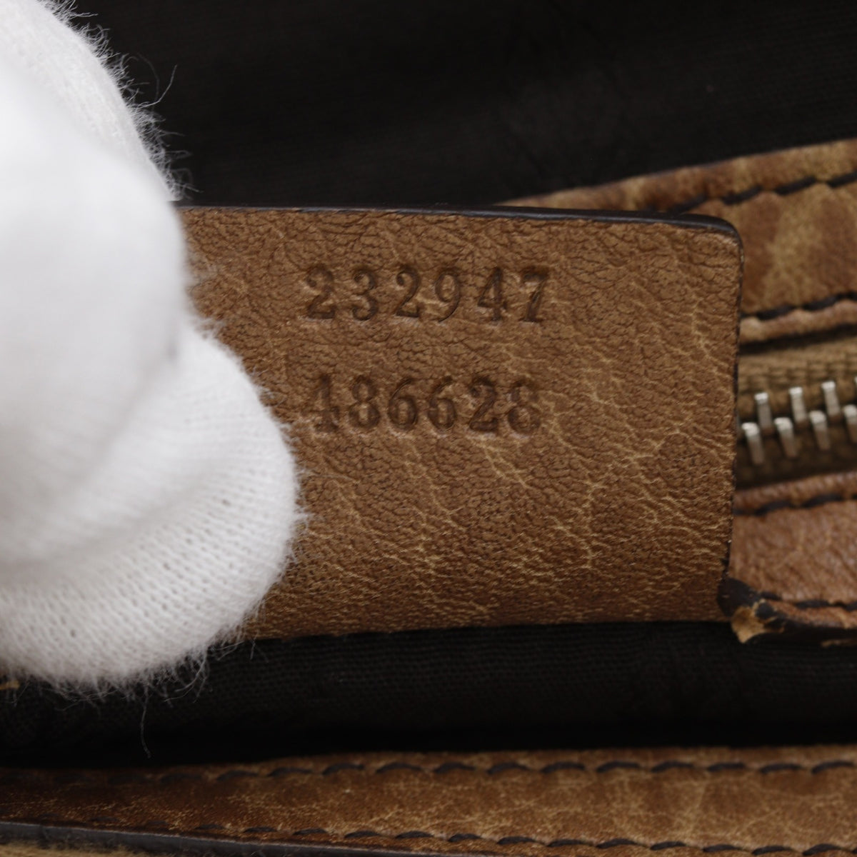 Gucci Brown Leather Tote Bag (Pre-Owned)