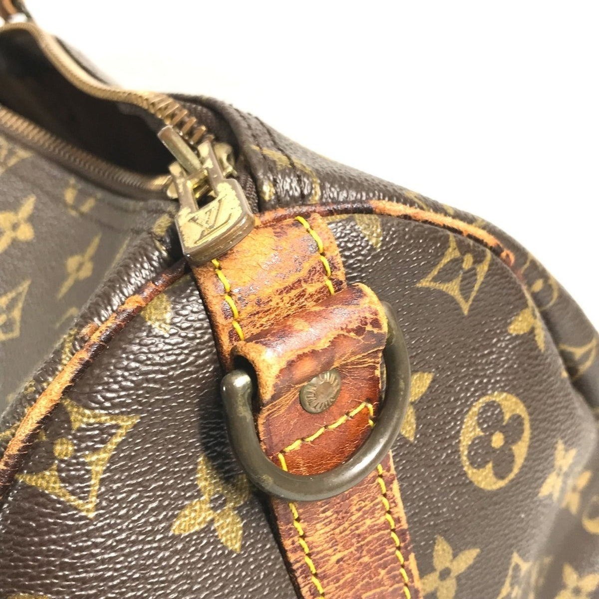 Louis Vuitton Brown Monogram Canvas Boston Bag Handbag (Pre-Owned)