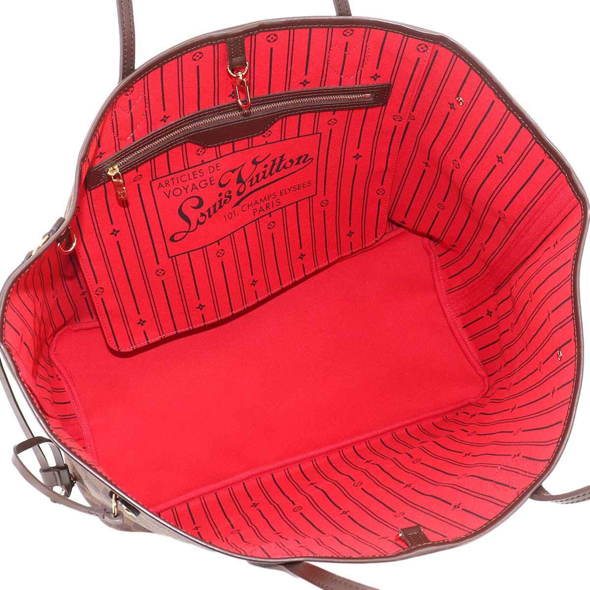 Louis Vuitton Cerise Damier Canvas Ebene Faux Leather Handbag Tote Bag (Pre-Owned)
