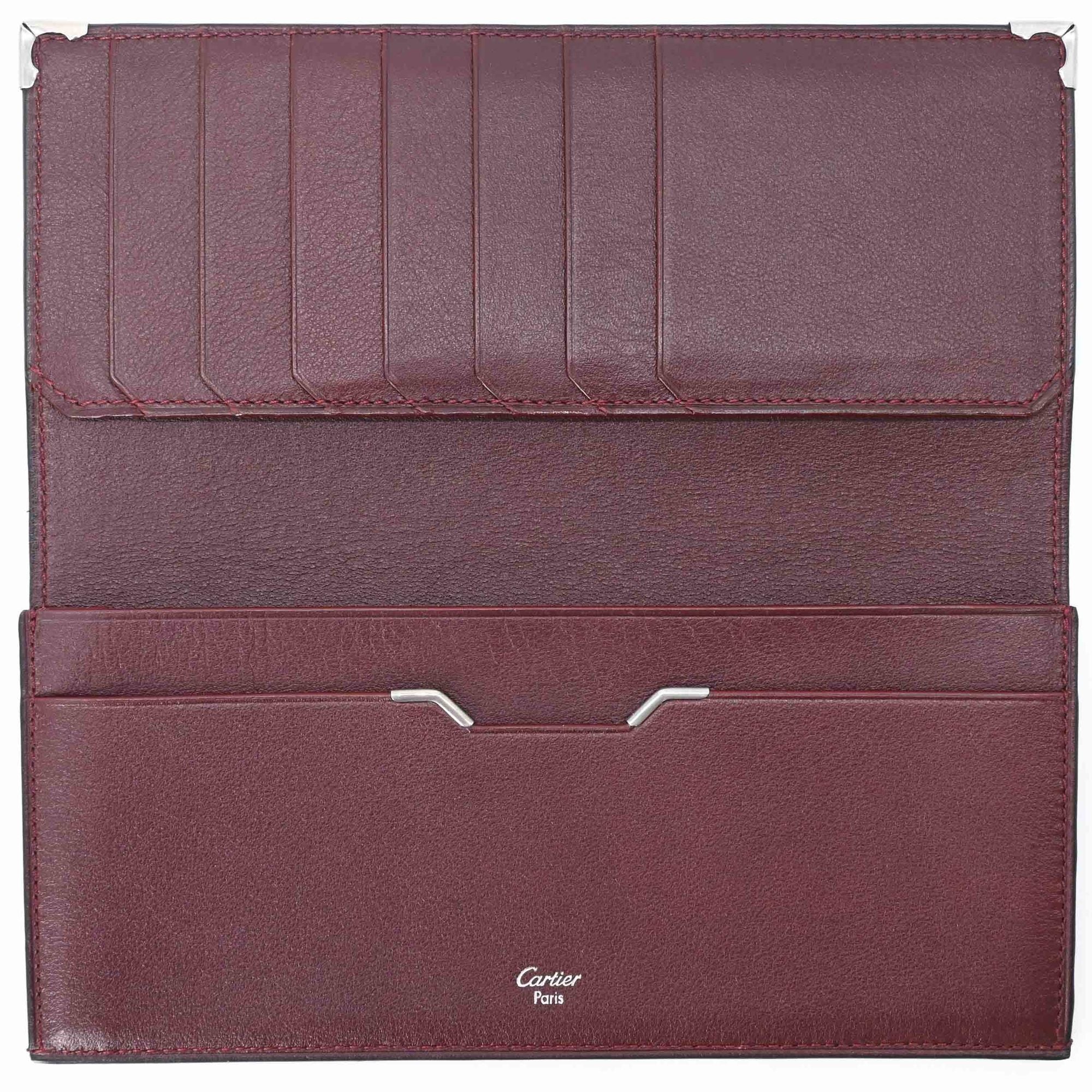 Cartier Black Bordeaux Leather (Pre-Owned)