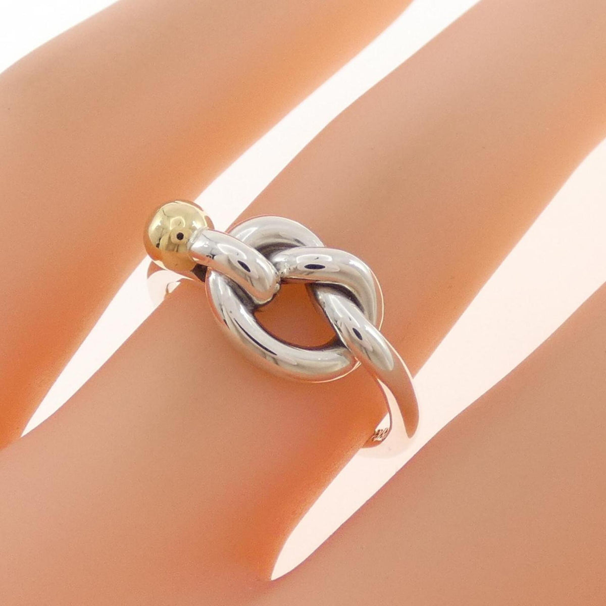 Tiffany Yellow Gold (18K) Silver 925 Band Ring (Pre-Owned)