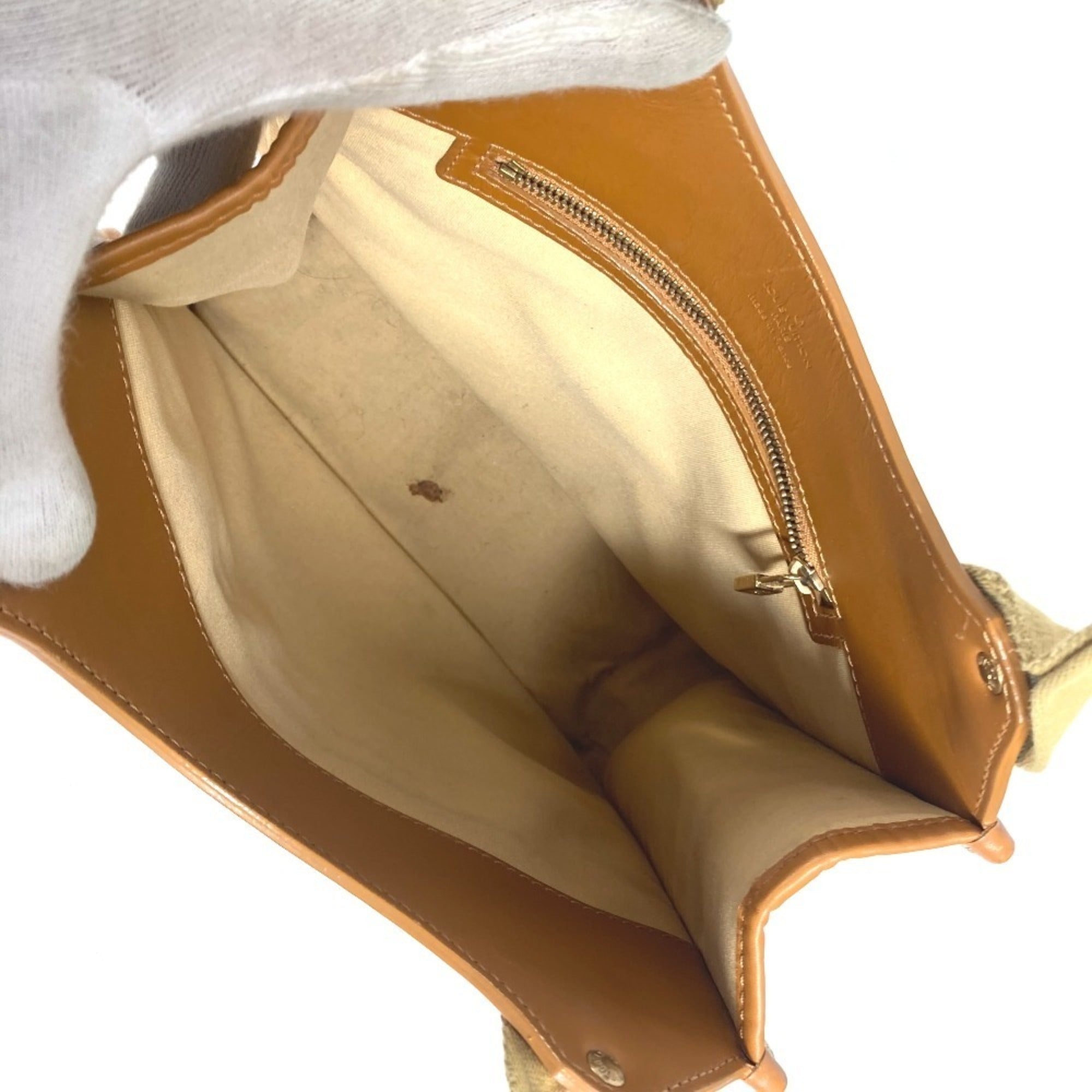 Louis Vuitton Beige Monogram Mini Handbag Shoulder Bag (Pre-Owned)