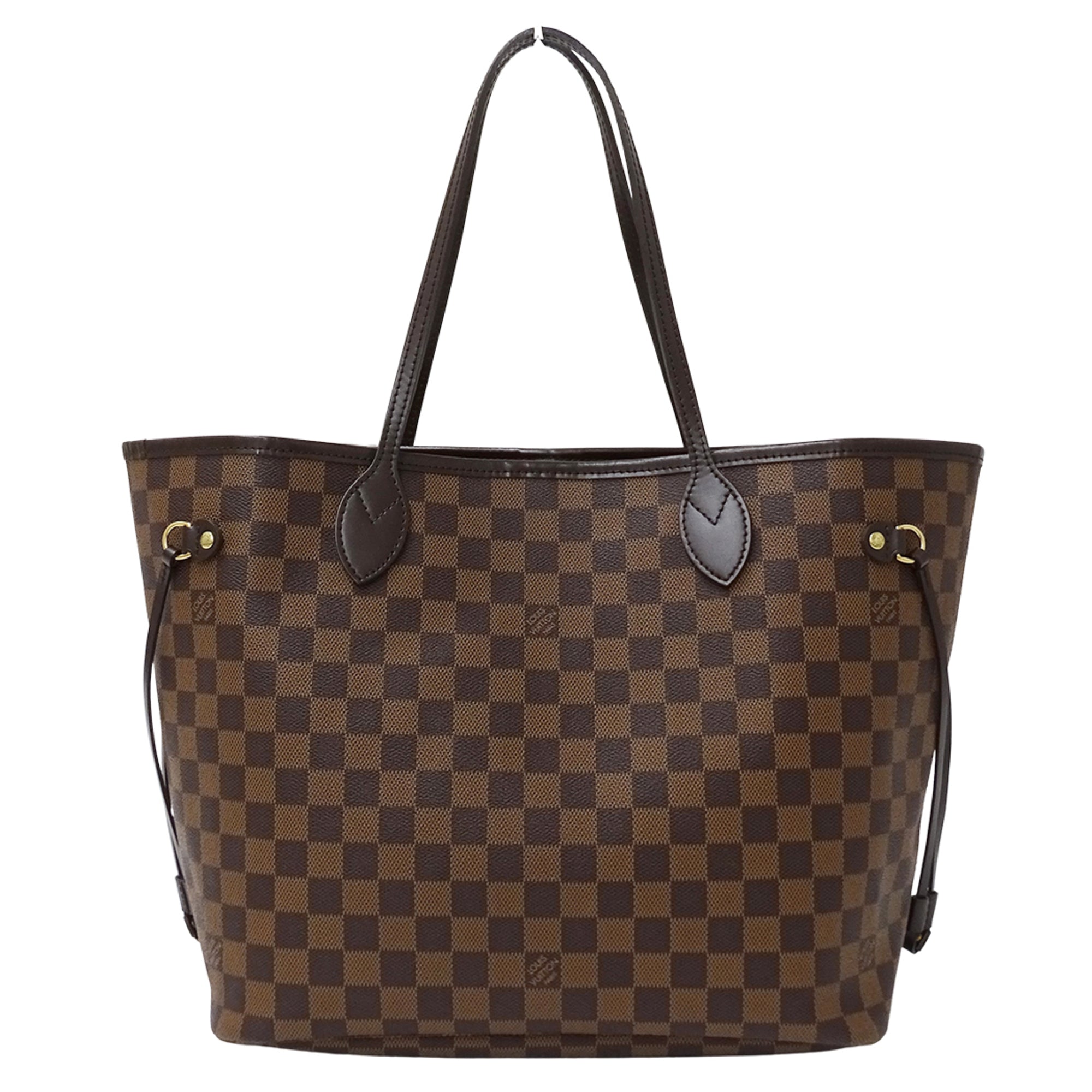 Louis Vuitton Brown Damier Canvas Damier Canvas Handbag Pouch Tote Bag (Pre-Owned)