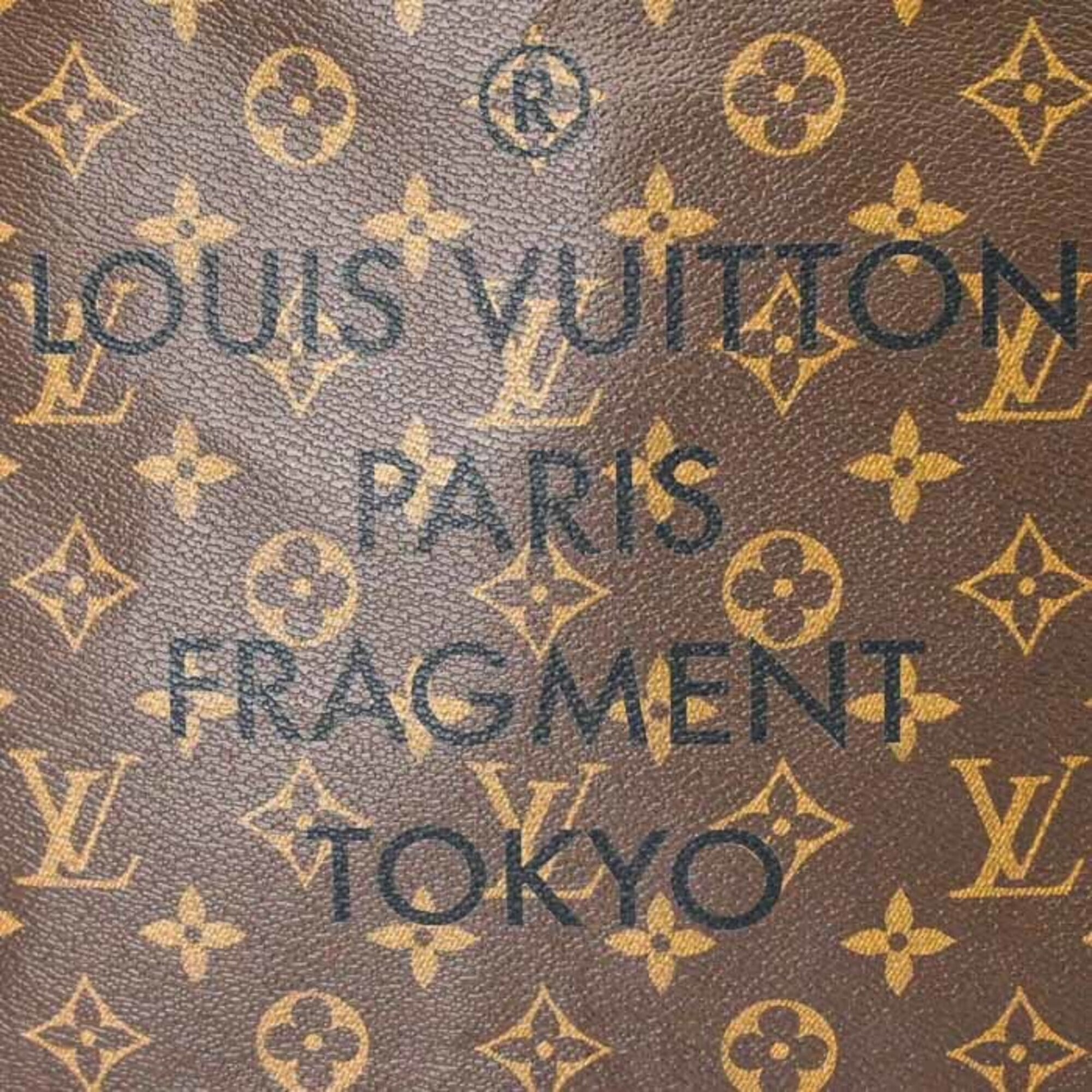 Louis Vuitton Brown Monogram Macassar Canvas Pouch Tote Bag (Pre-Owned)