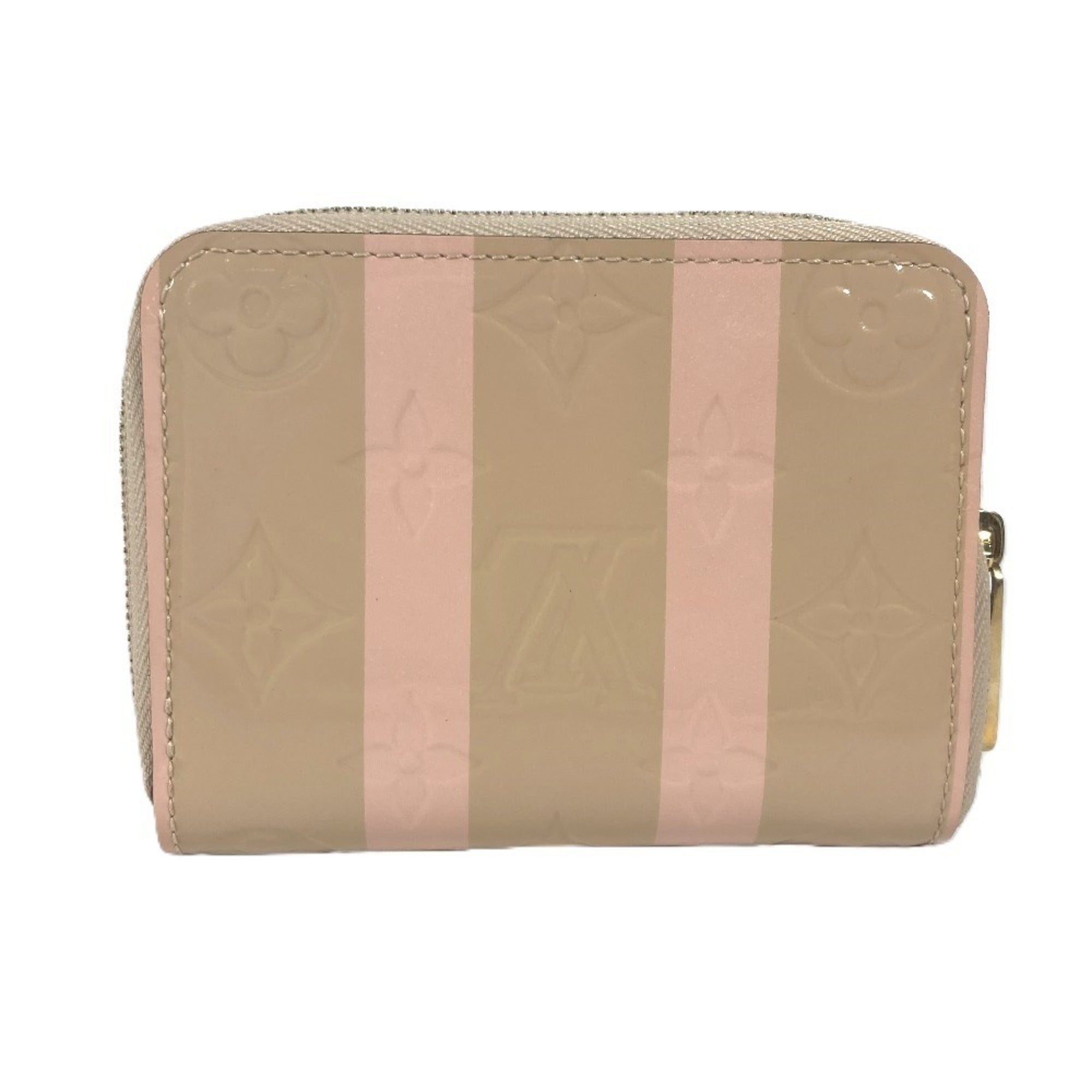 Louis Vuitton Beige Pink Vernis Long Wallet (Bi-Fold) (Pre-Owned)