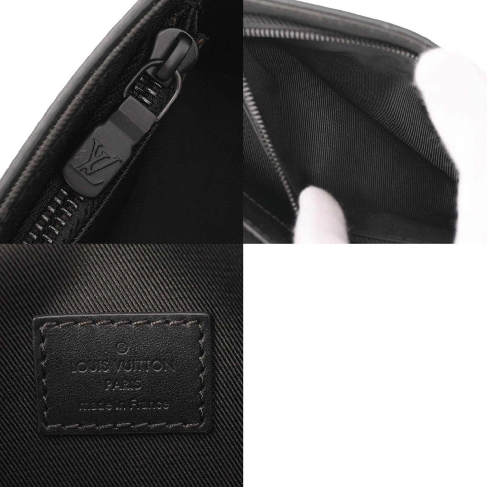 Louis Vuitton Black Monogram Eclipse Shoulder Bag (Pre-Owned)