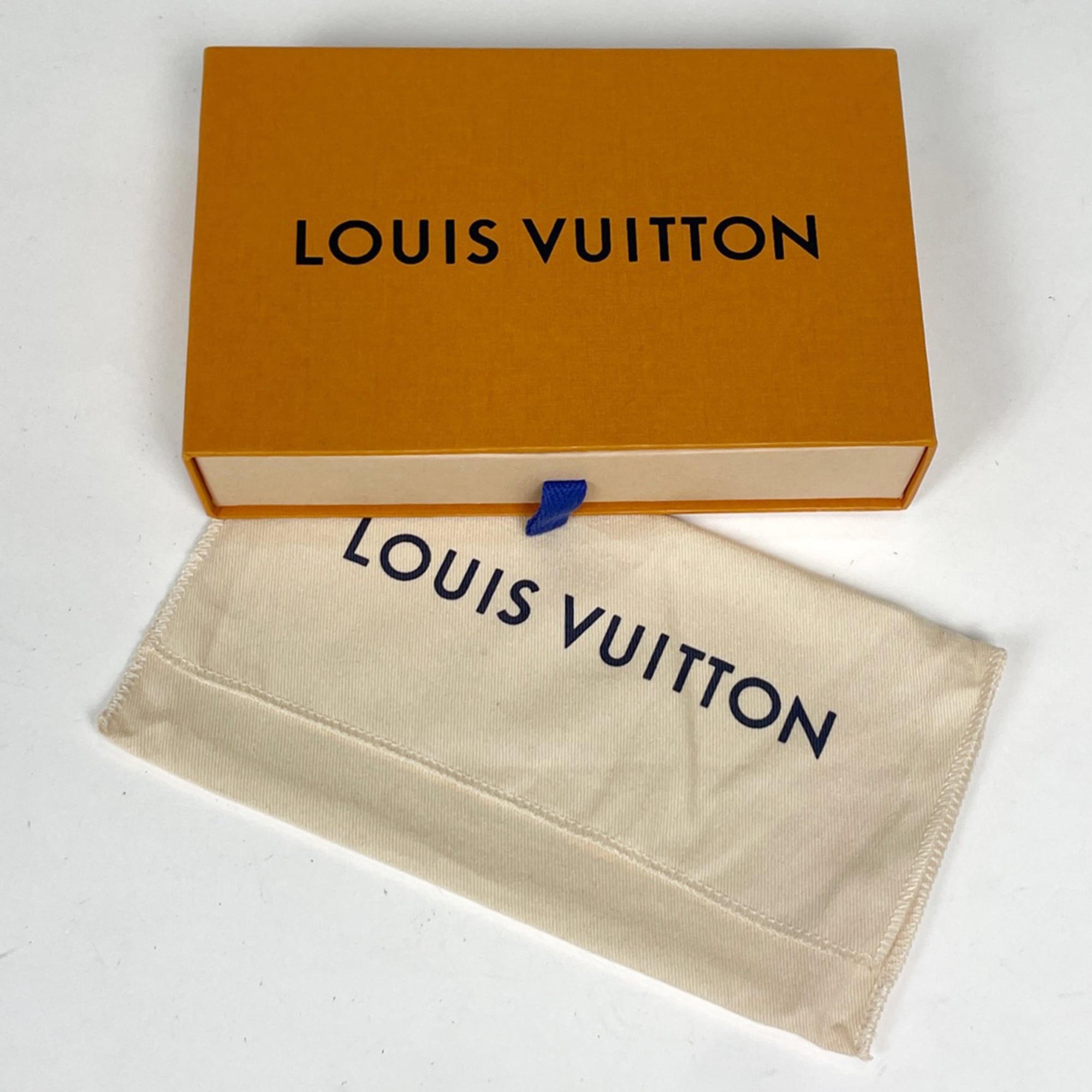Louis Vuitton Monogram Blue Monogram Long Wallet (Bi-Fold) (Pre-Owned)