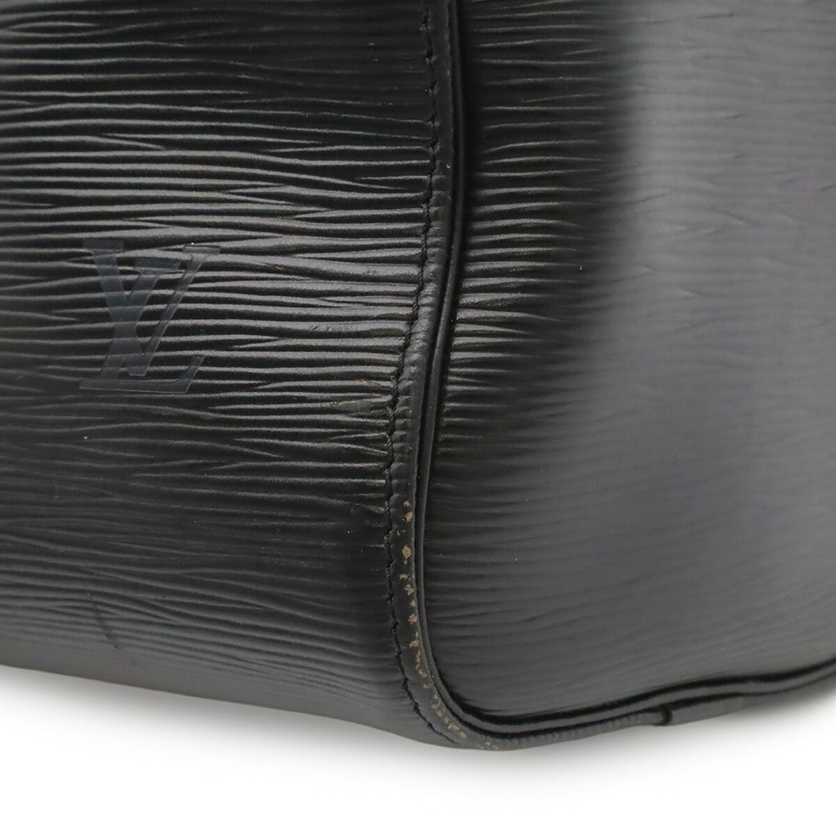 Louis Vuitton Noir Epi Leather Boston Bag Handbag (Pre-Owned)