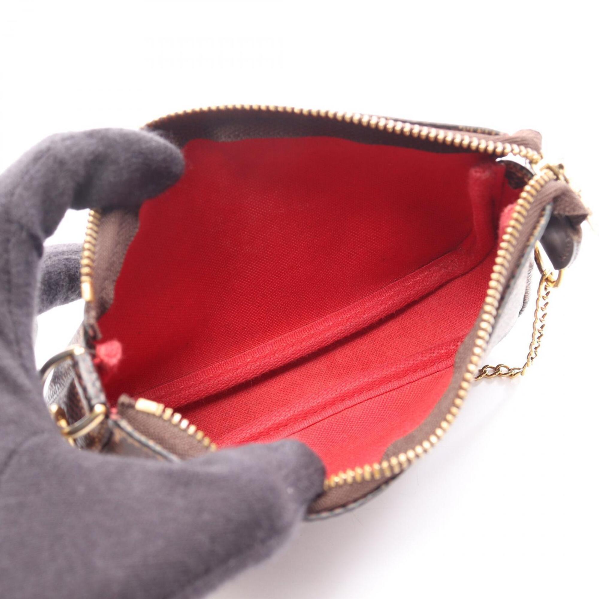 Louis Vuitton Brown Coated Canvas Leather Handbag (Pre-Owned)
