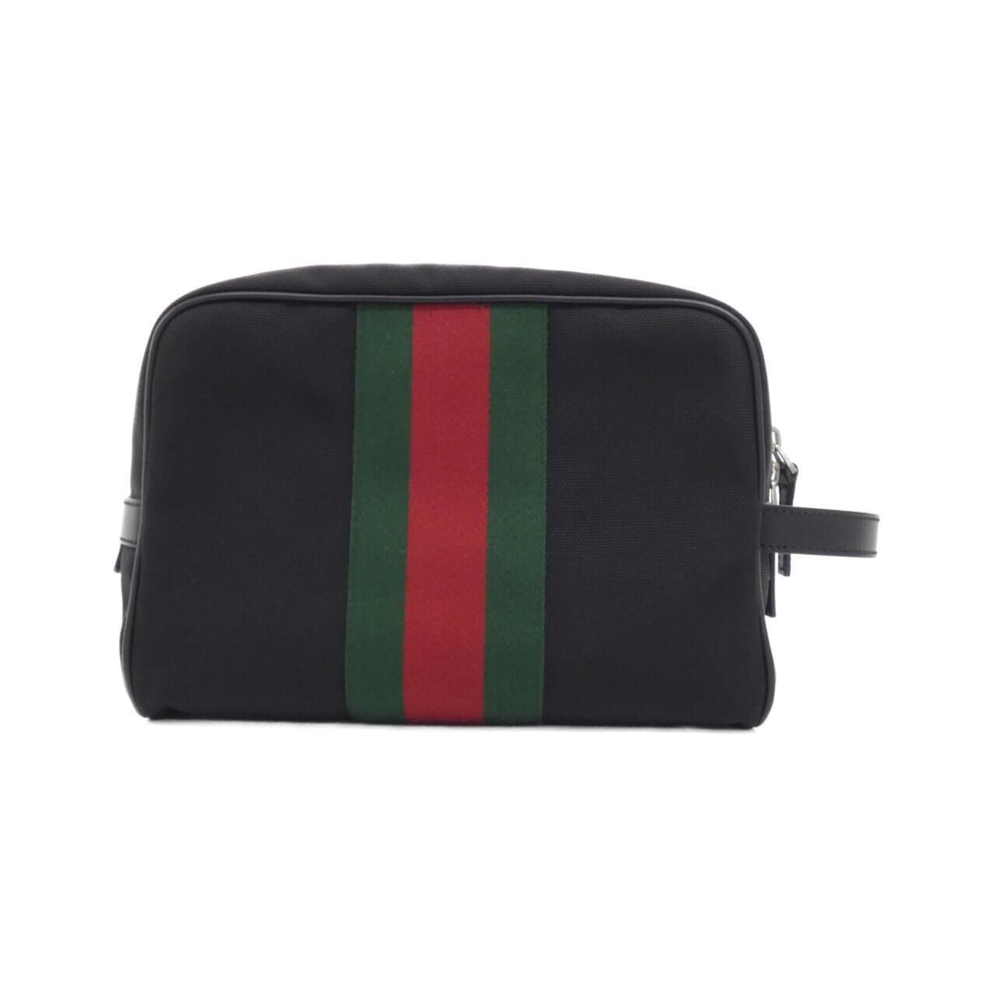 Gucci Black Canvas Handbag (Pre-Owned)