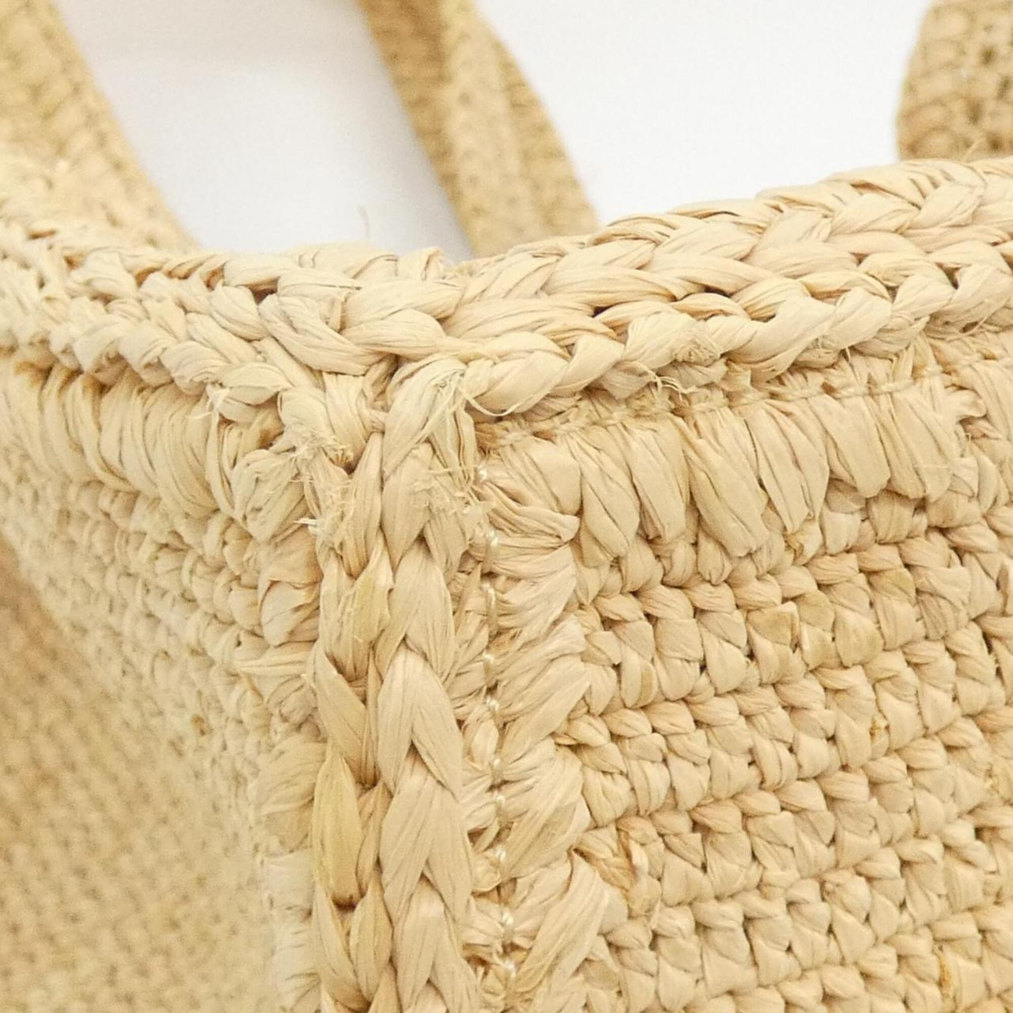Louis Vuitton Beige Natural Raffia Handbag (Pre-Owned)
