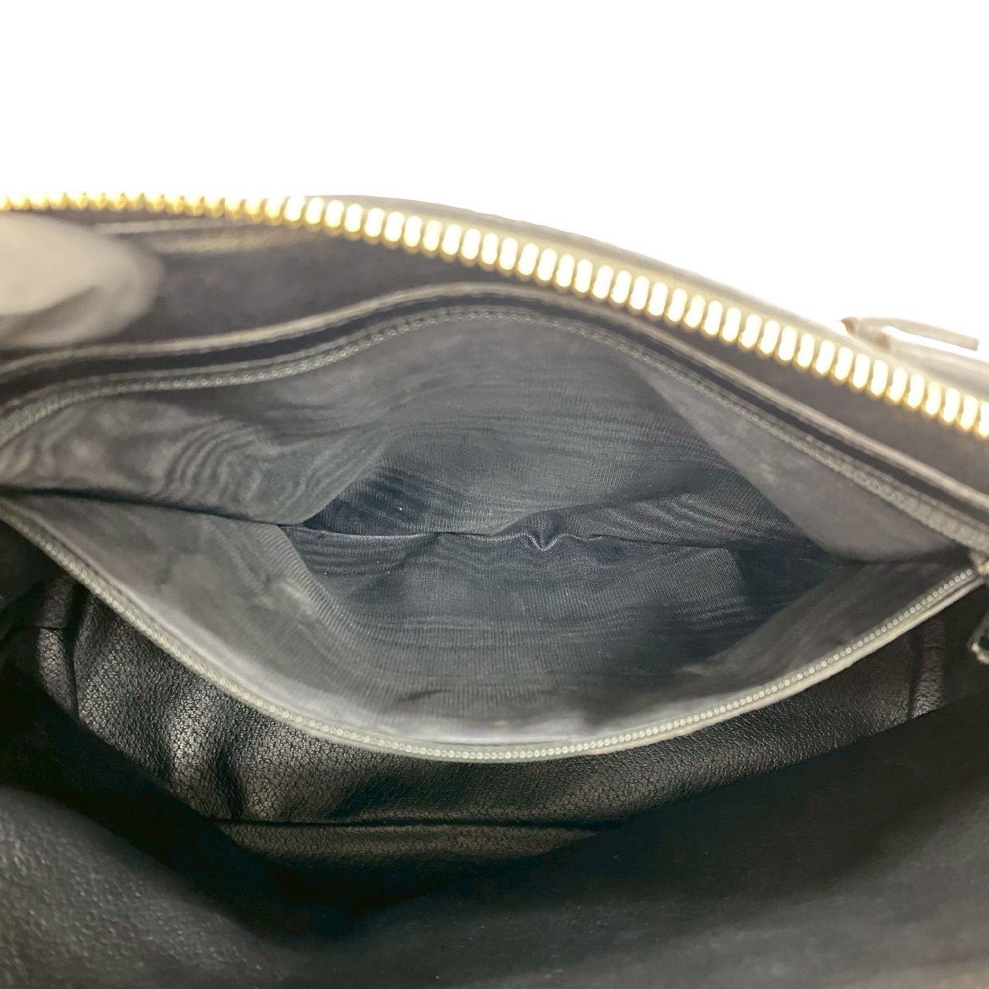 Celine Black Brown Leather Boston Bag Handbag (Pre-Owned)