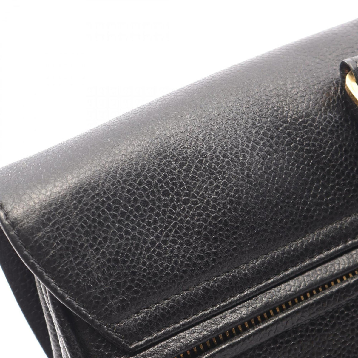Chanel Black Grained Calfskin Backpack (Pre-Owned)