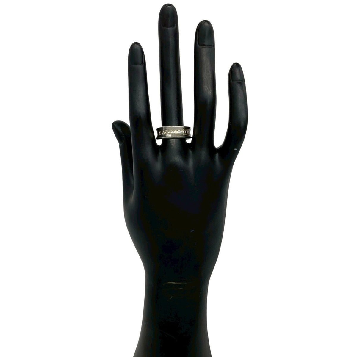 Tiffany Silver Silver 925 Band Ring (Pre-Owned)