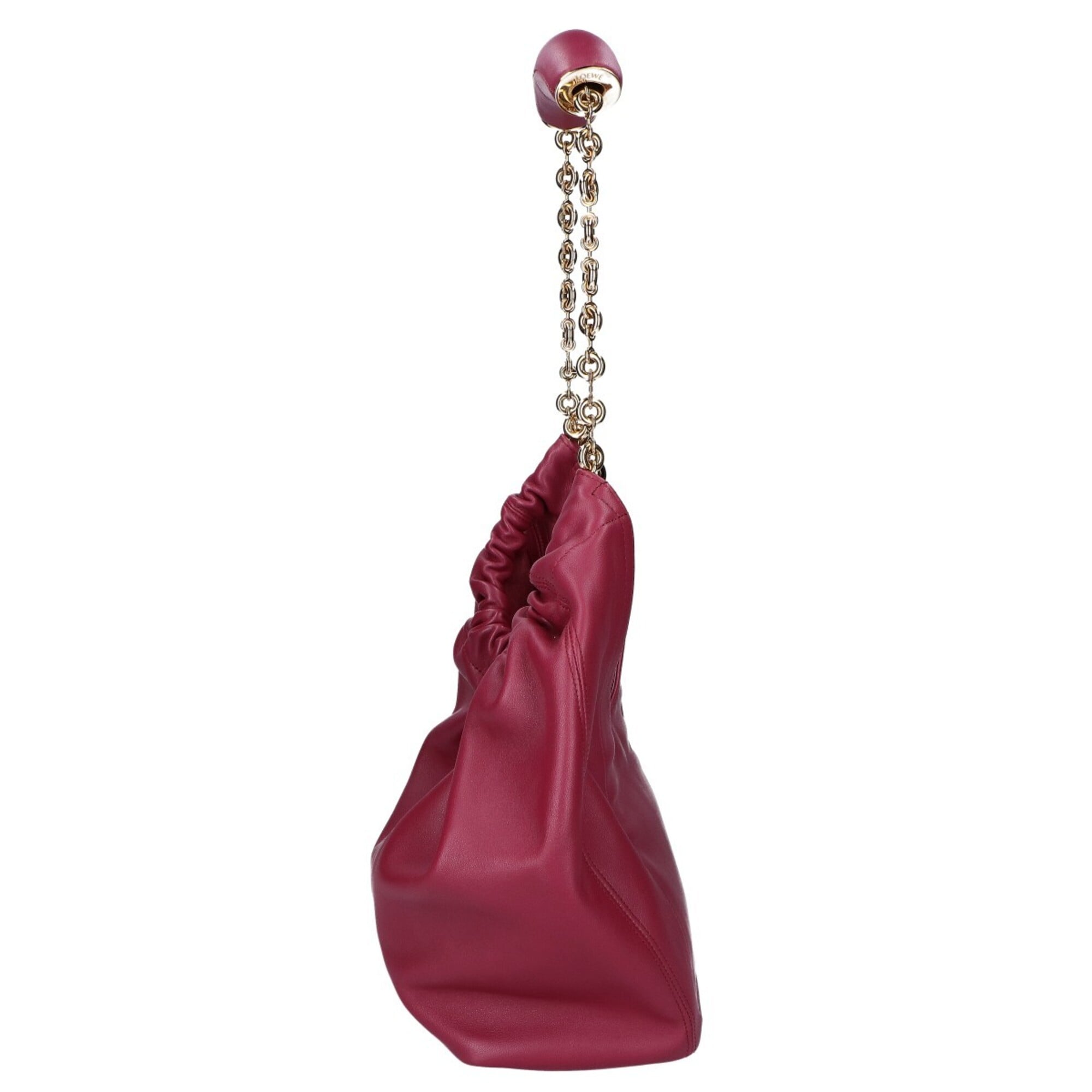 Loewe Burgundy Leather Handbag (Pre-Owned)