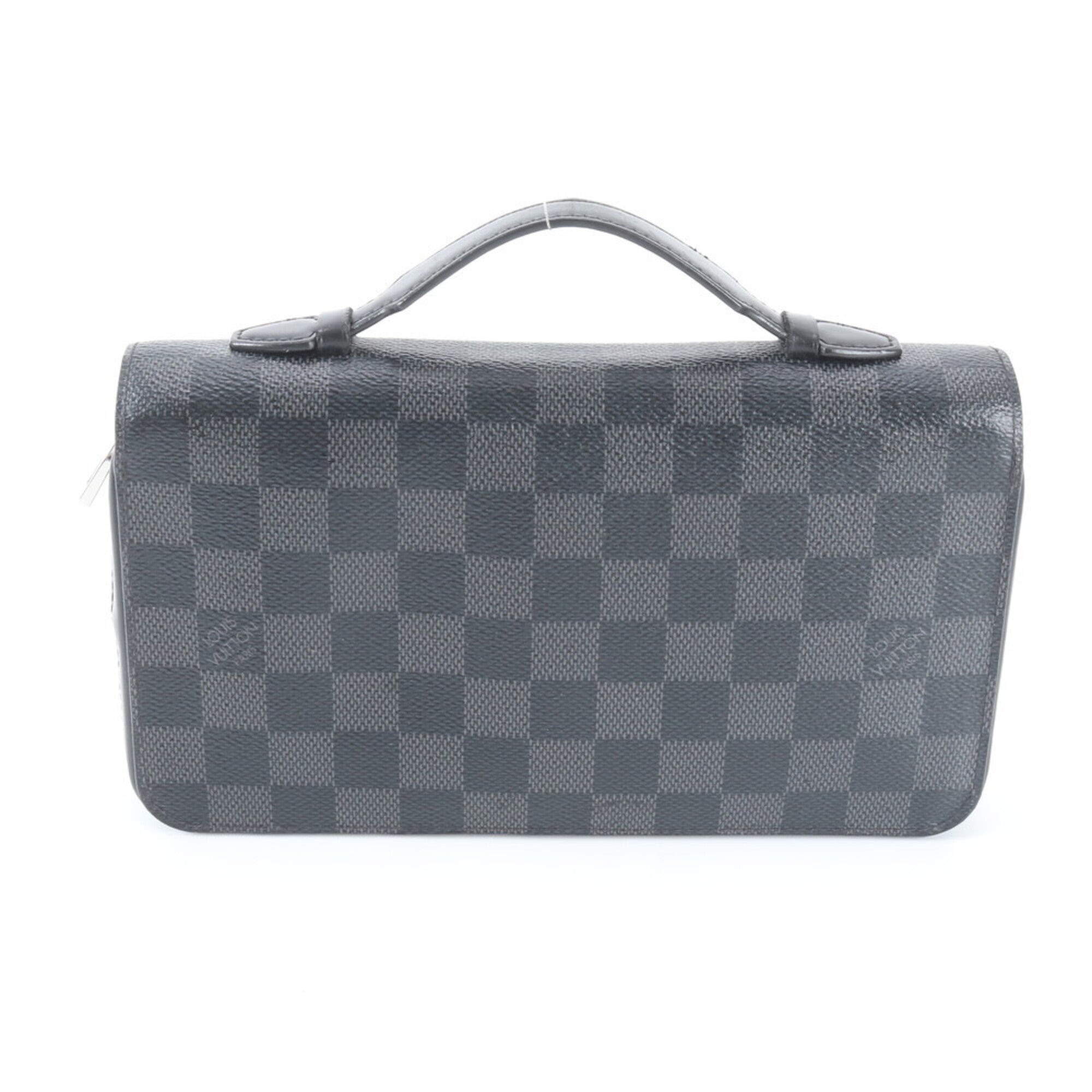 Louis Vuitton Coated Canvas Leather Long Wallet (Bi-Fold) (Pre-Owned)