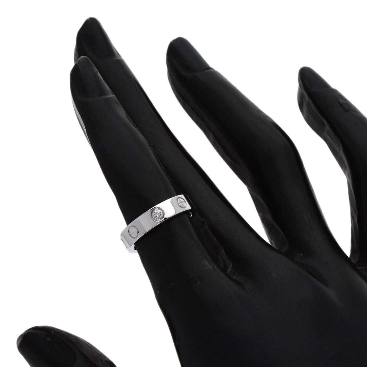 Cartier White Gold White Gold (18K) Band Ring (Pre-Owned)