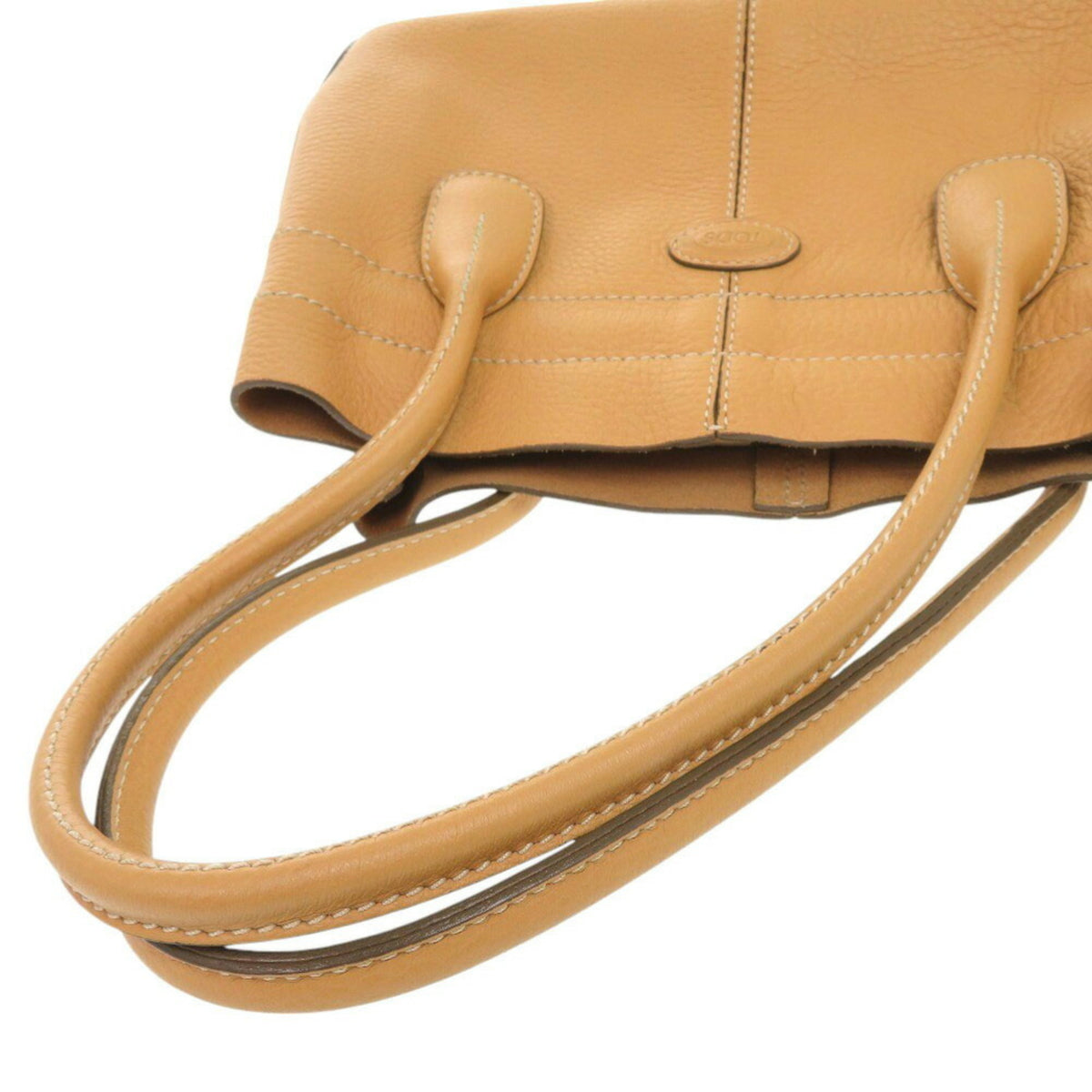 Tod's Beige Yellow Leather Handbag (Pre-Owned)