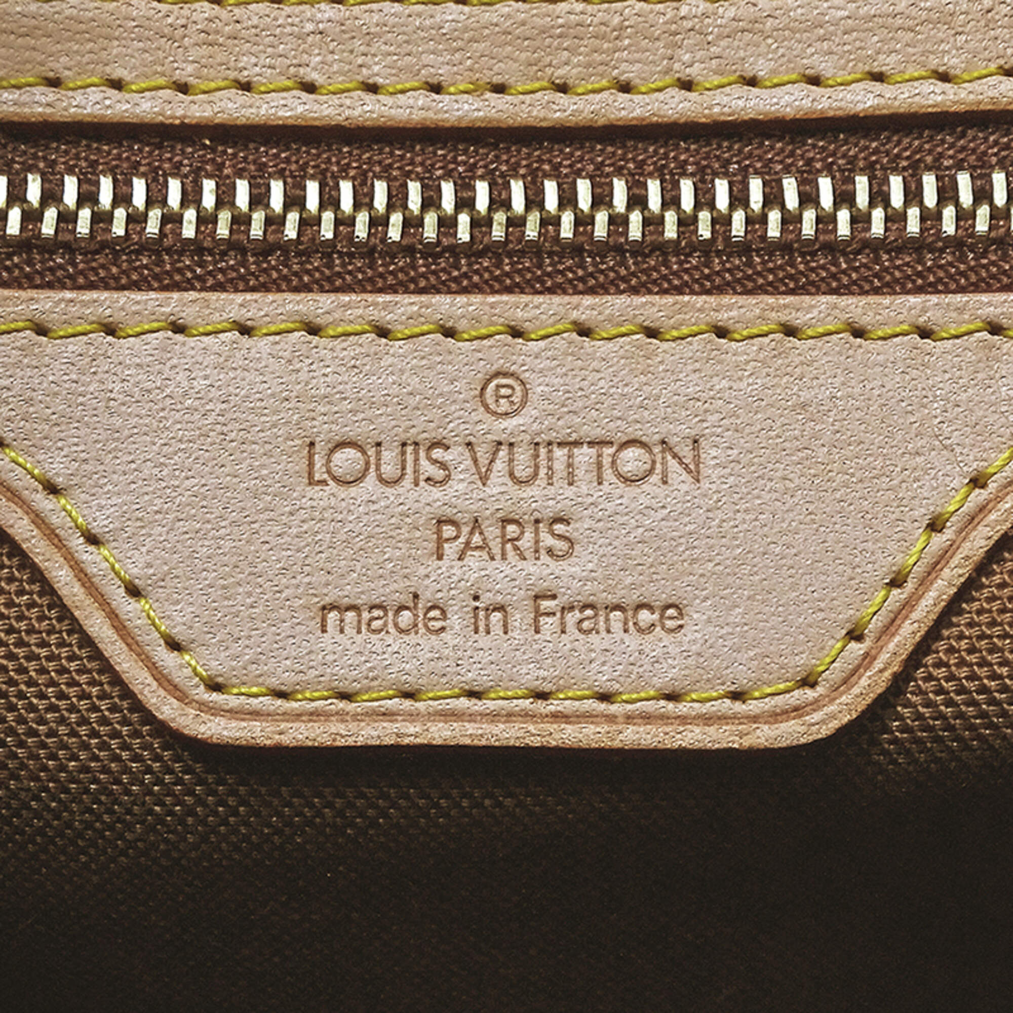 Louis Vuitton Brown Monogram Canvas Handbag Tote Bag (Pre-Owned)