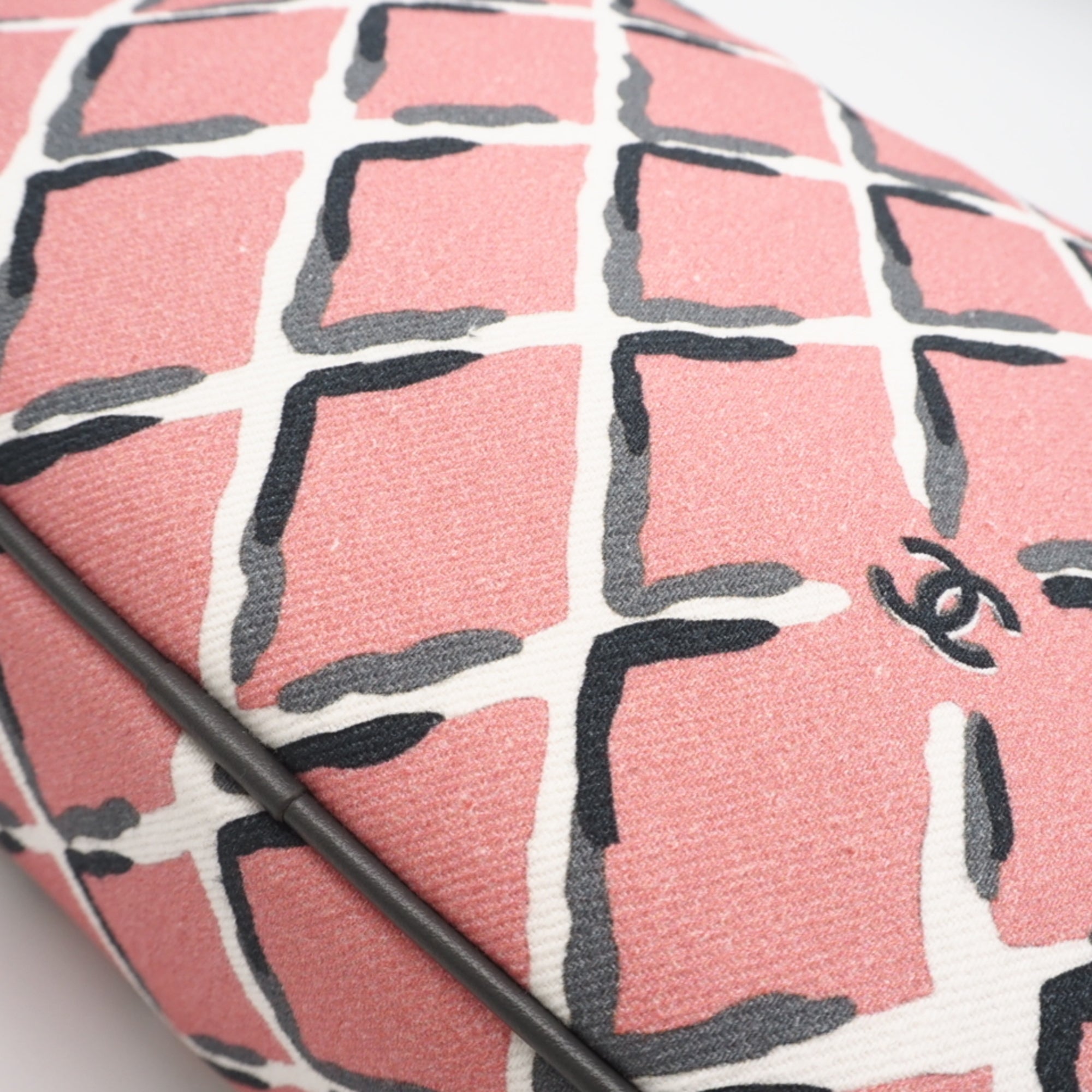 Chanel Multi-Color Pink Canvas Pouch (Pre-Owned)