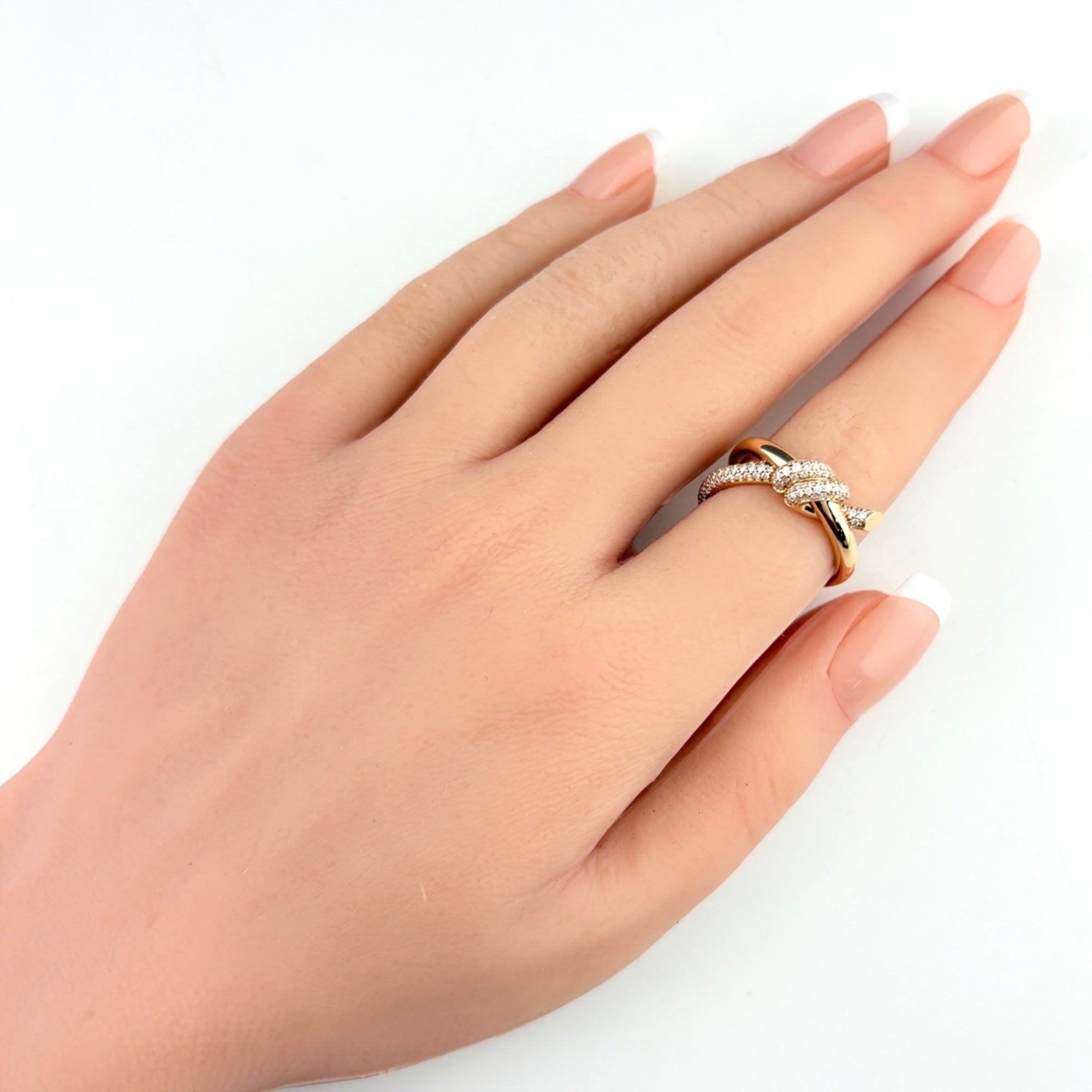 Tiffany Pink Gold (18K) Band Ring (Pre-Owned)
