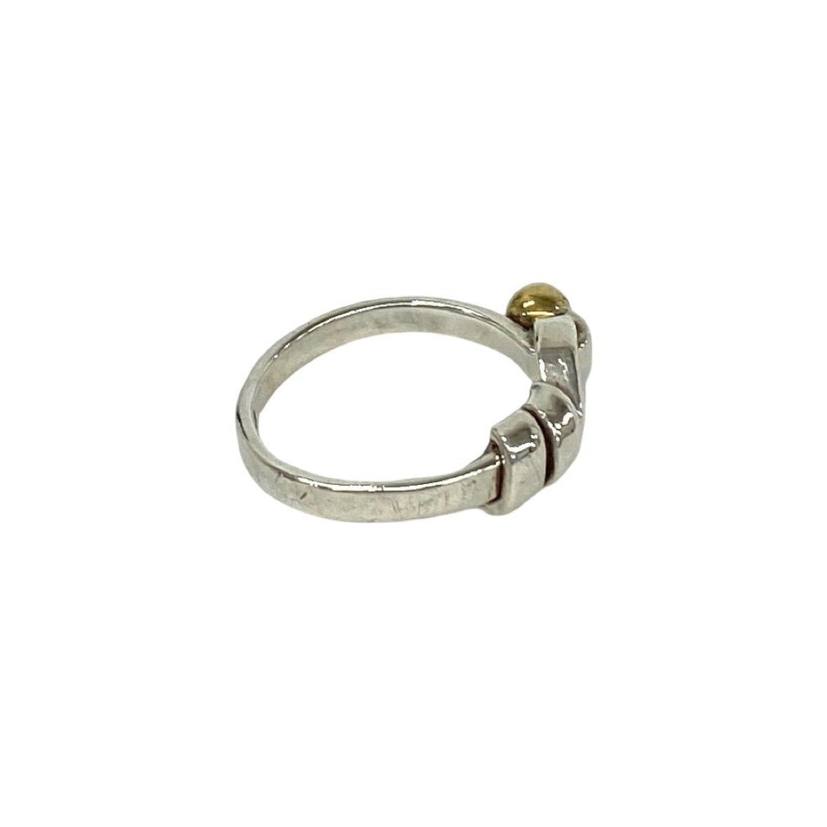 Tiffany Gold Silver Yellow Gold (18K) Silver 925 Band Ring (Pre-Owned)