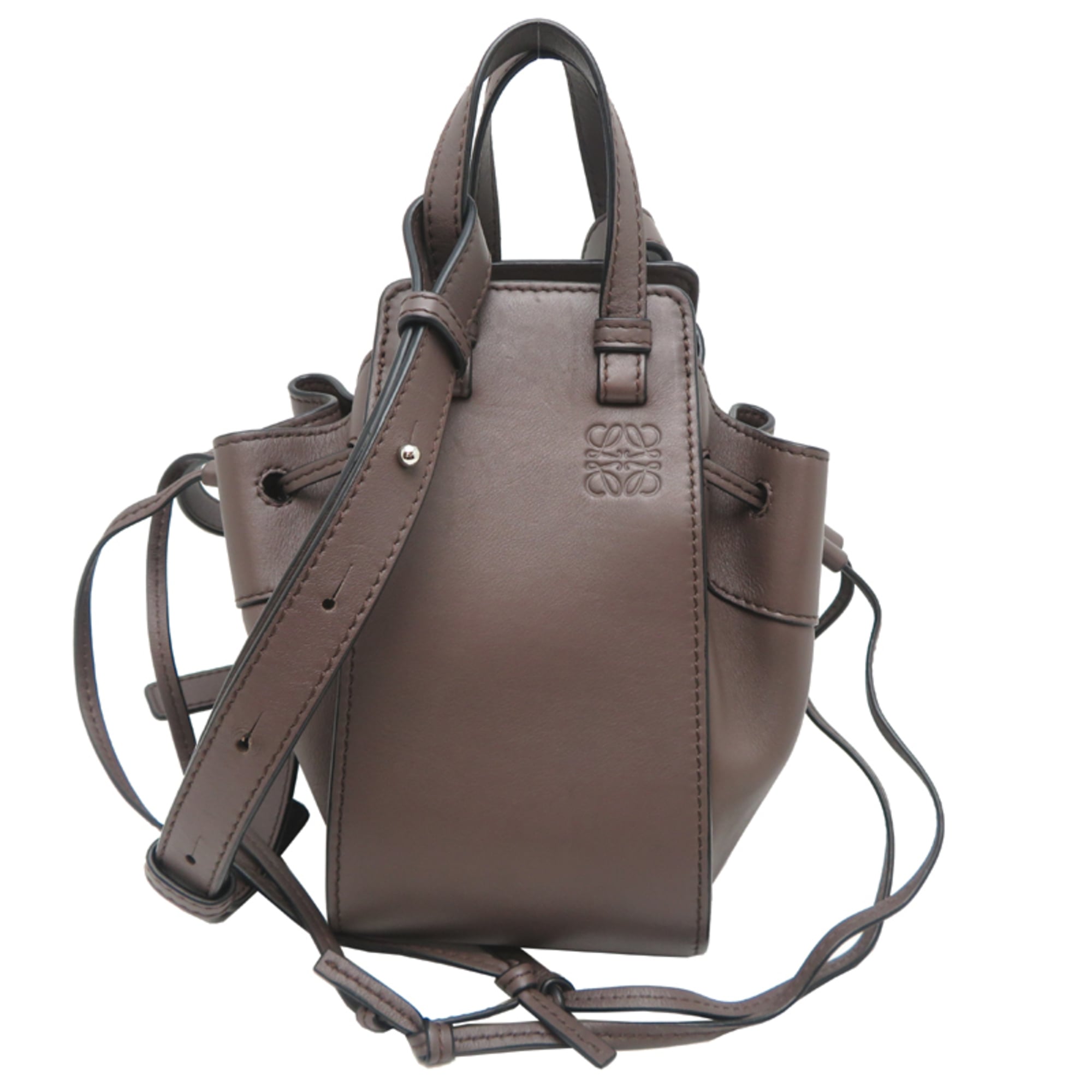 Loewe Hammock Brown Leather Handbag (Pre-Owned)