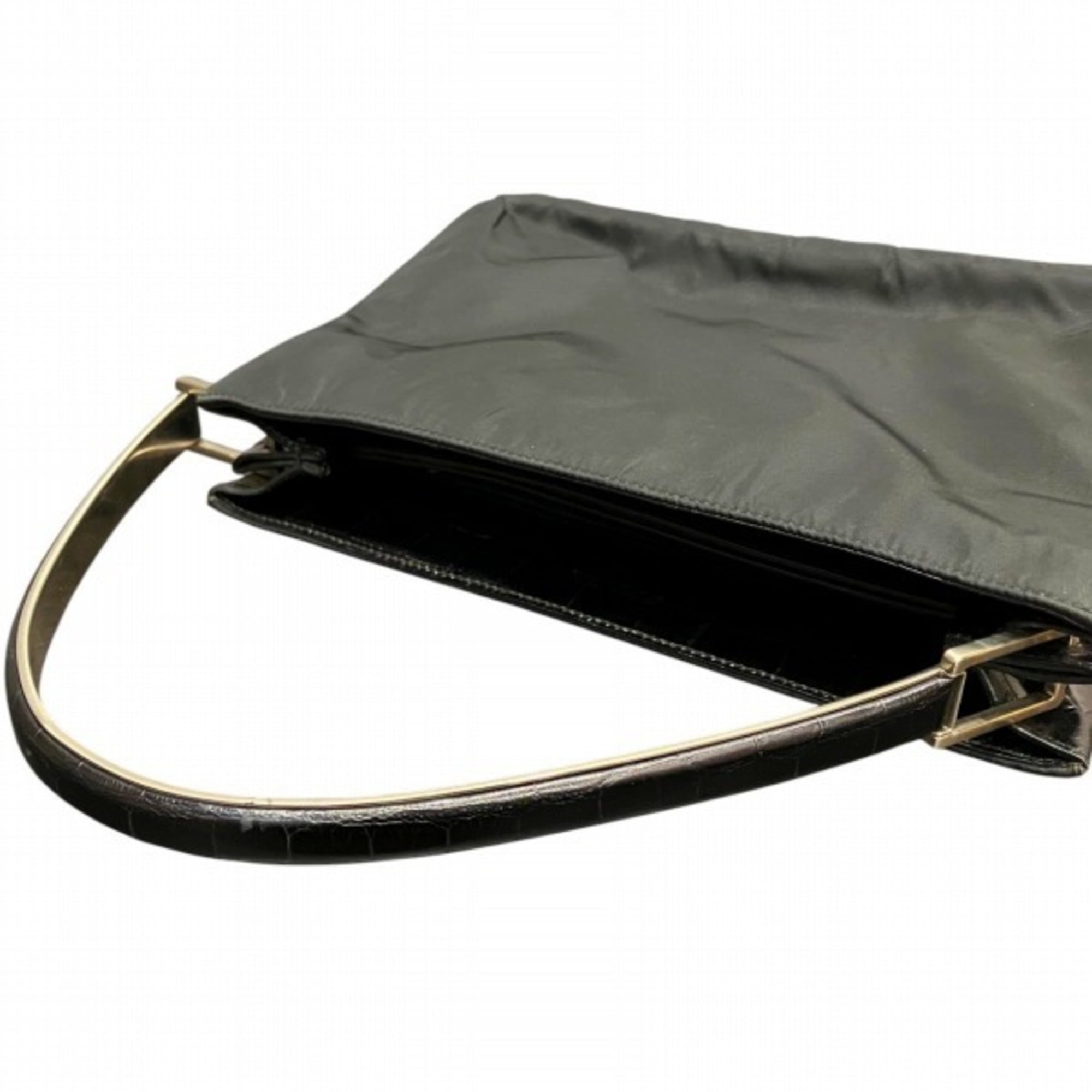 Prada Black Nylon Handbag Shoulder Bag (Pre-Owned)