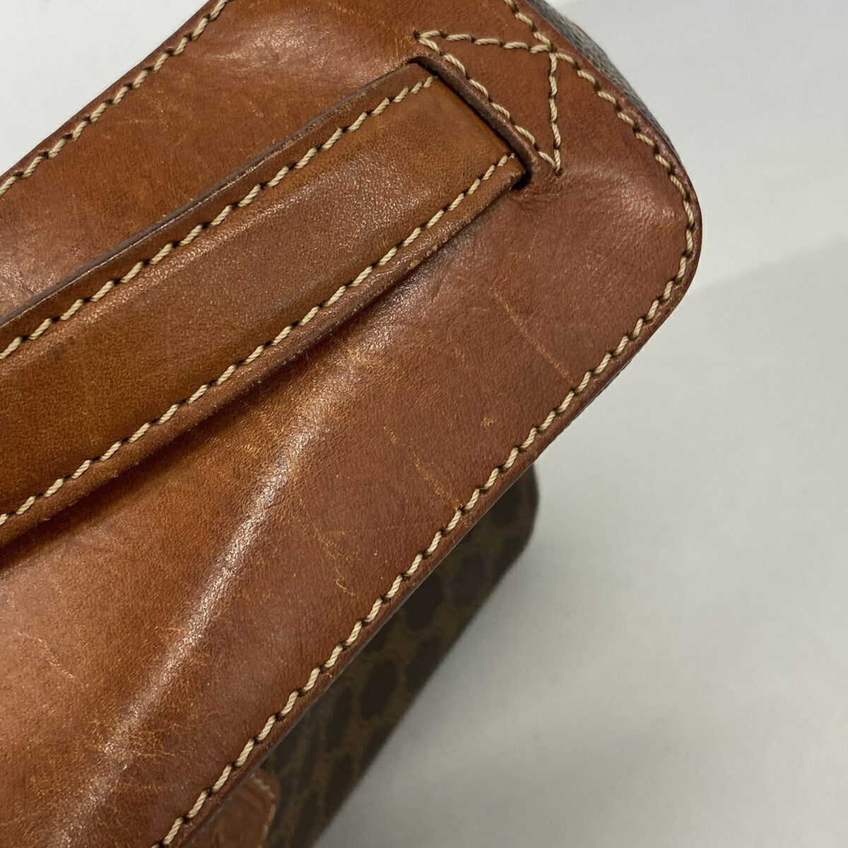Celine Brown Pvc Vanity Bag (Pre-Owned)